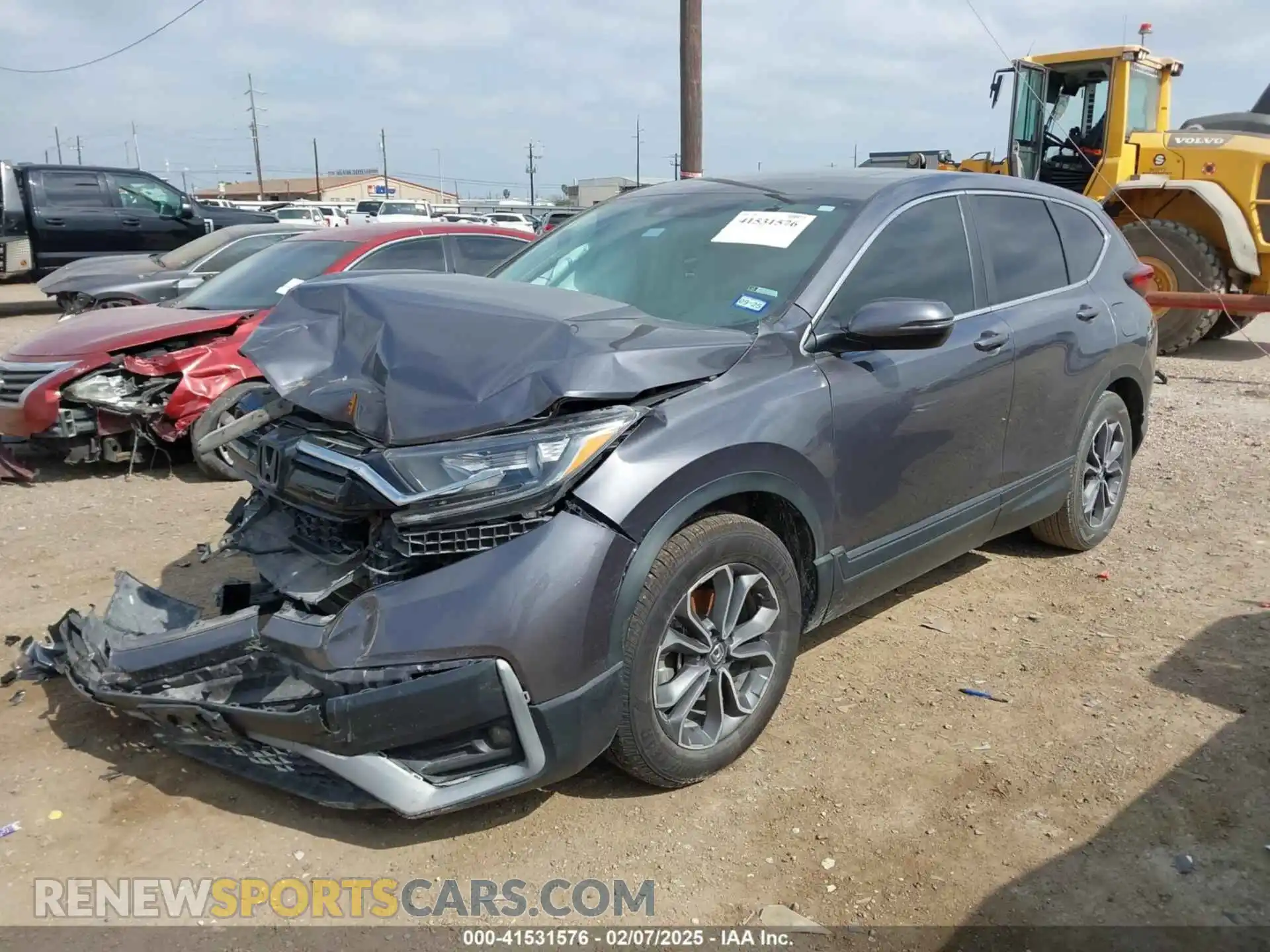2 Фотография поврежденного автомобиля 2HKRW1H52MH423974 HONDA CR-V 2021