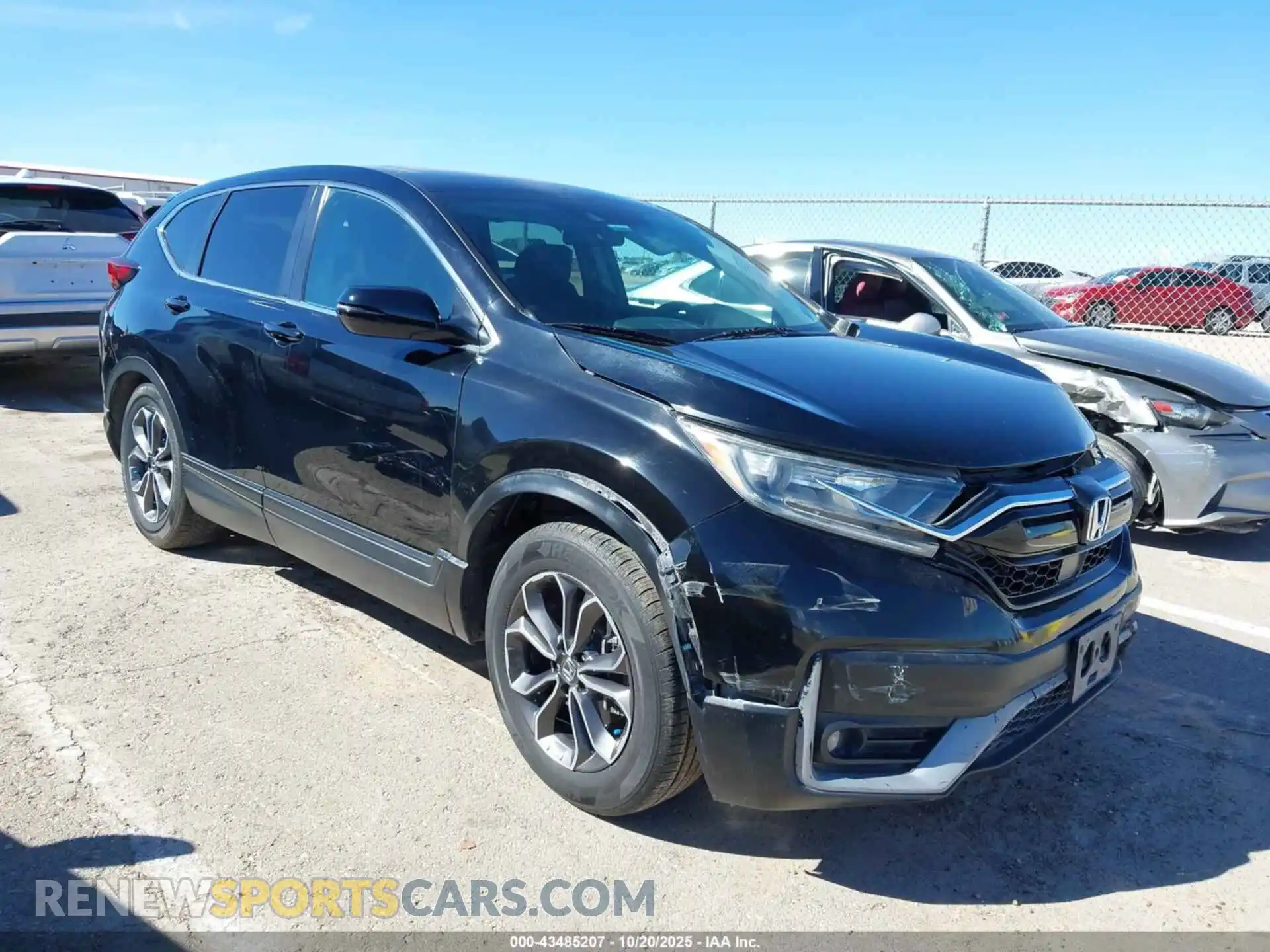 1 Photograph of a damaged car 2HKRW1H55MH407221 HONDA CR-V 2021