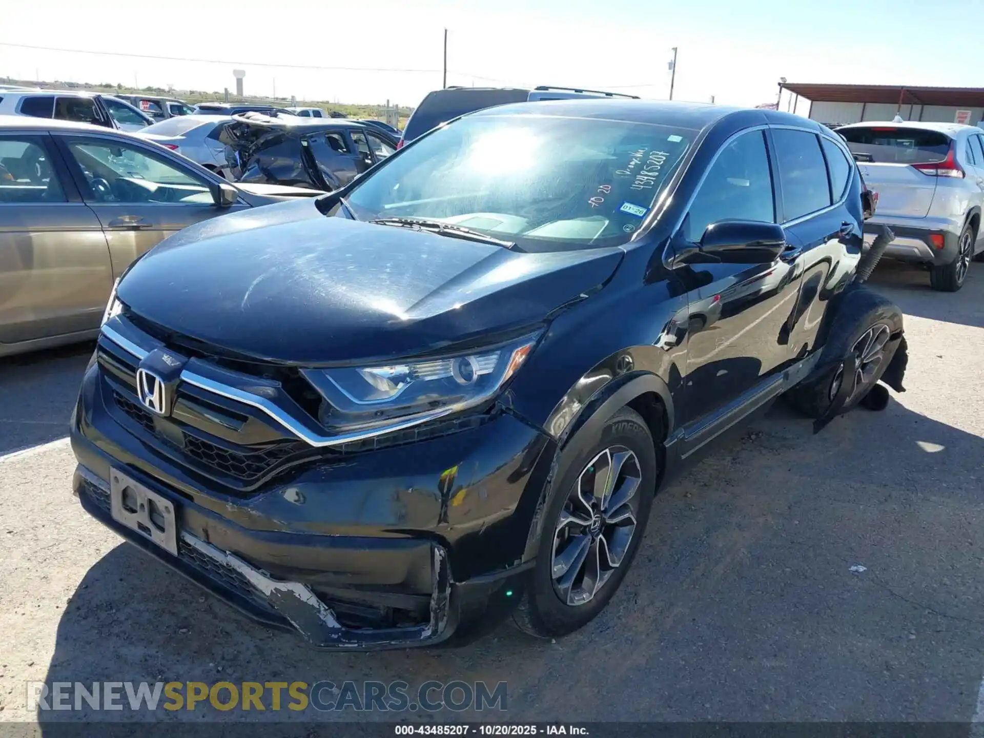 2 Photograph of a damaged car 2HKRW1H55MH407221 HONDA CR-V 2021