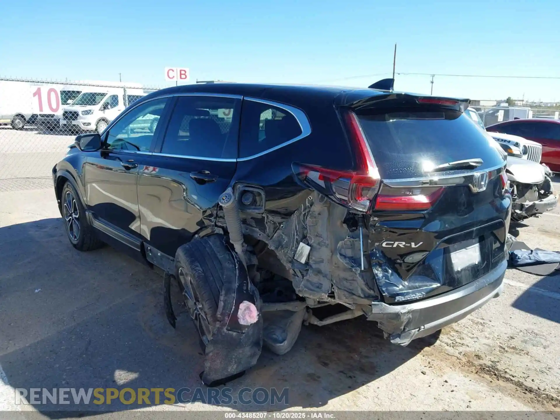 3 Photograph of a damaged car 2HKRW1H55MH407221 HONDA CR-V 2021