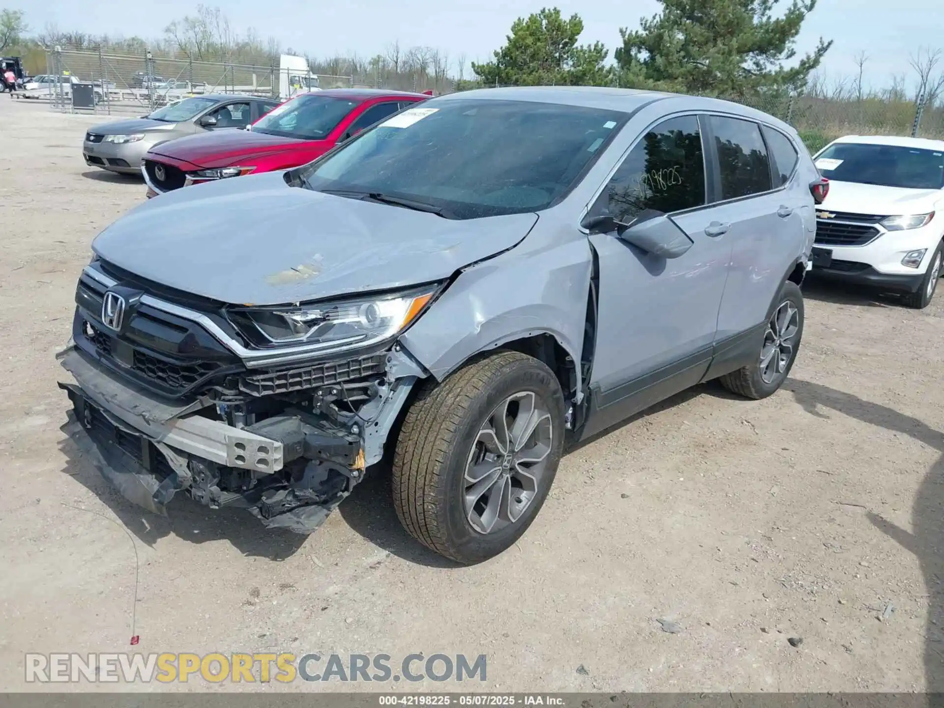 2 Photograph of a damaged car 2HKRW1H58MH404619 HONDA CR-V 2021