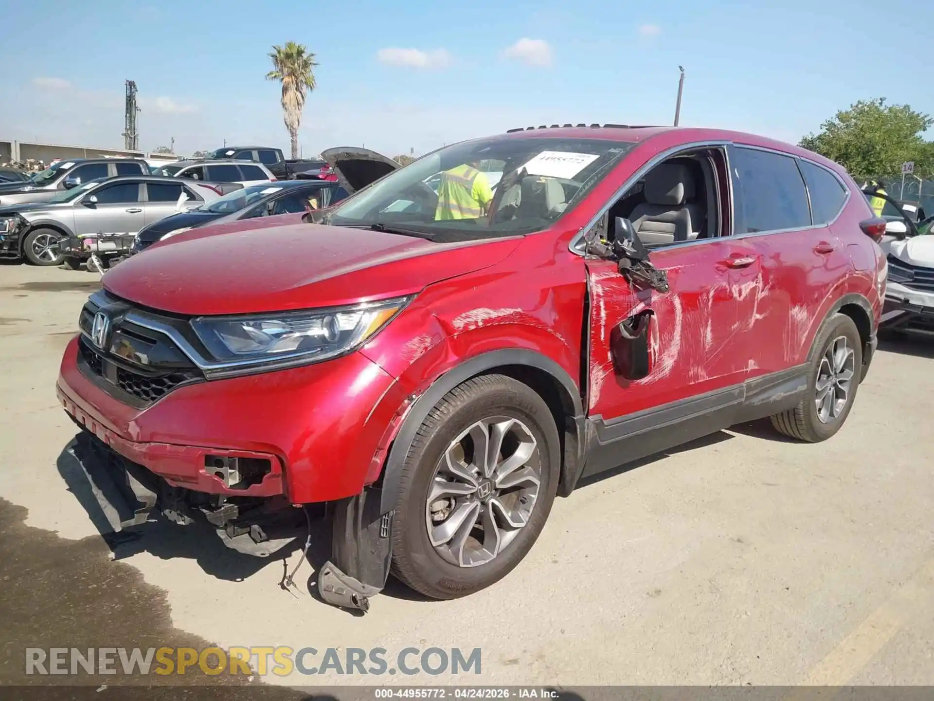 2 Photograph of a damaged car 2HKRW1H5XMH417985 HONDA CR-V 2021