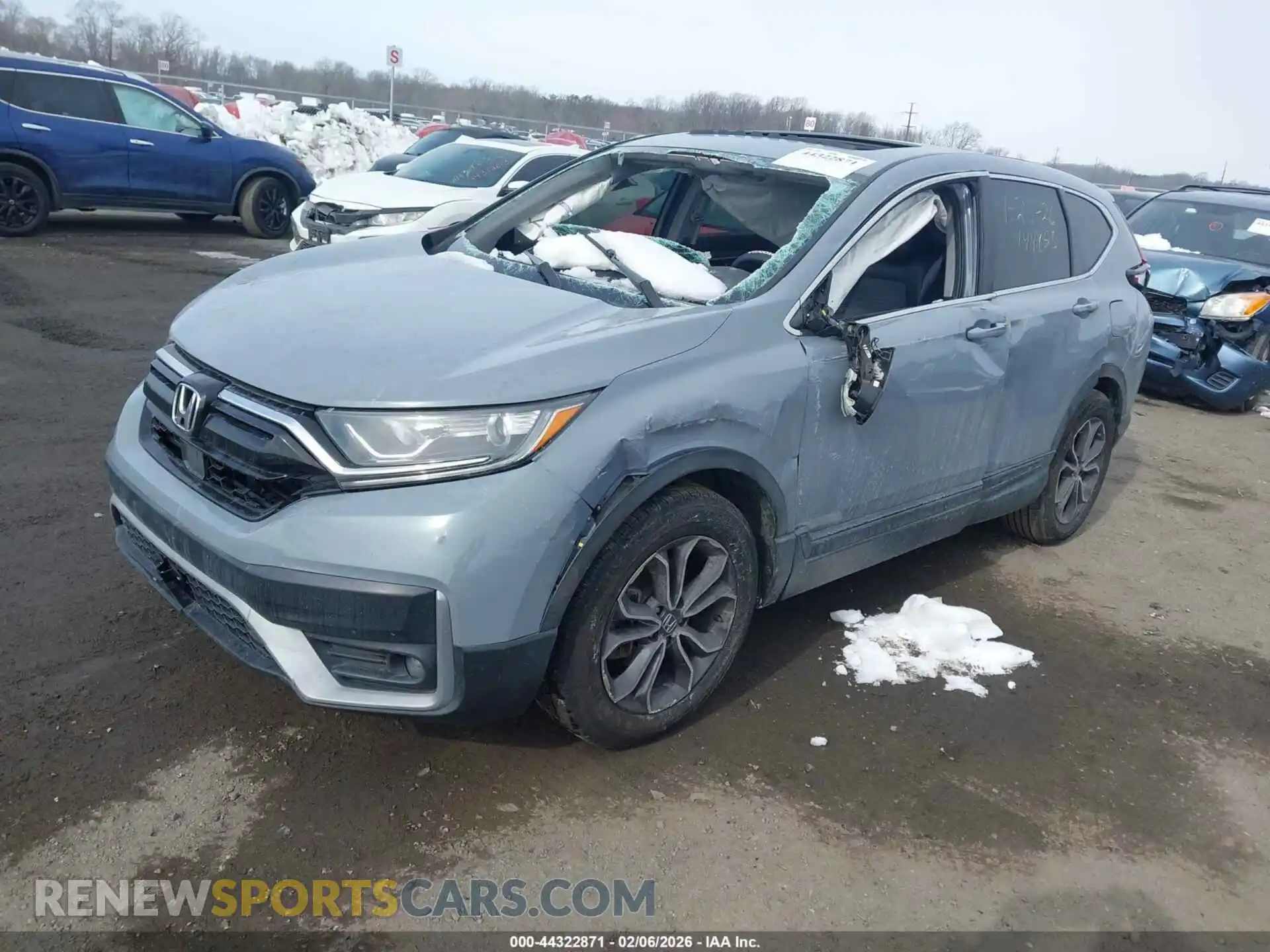 2 Photograph of a damaged car 2HKRW1H82MH417098 HONDA CR-V 2021