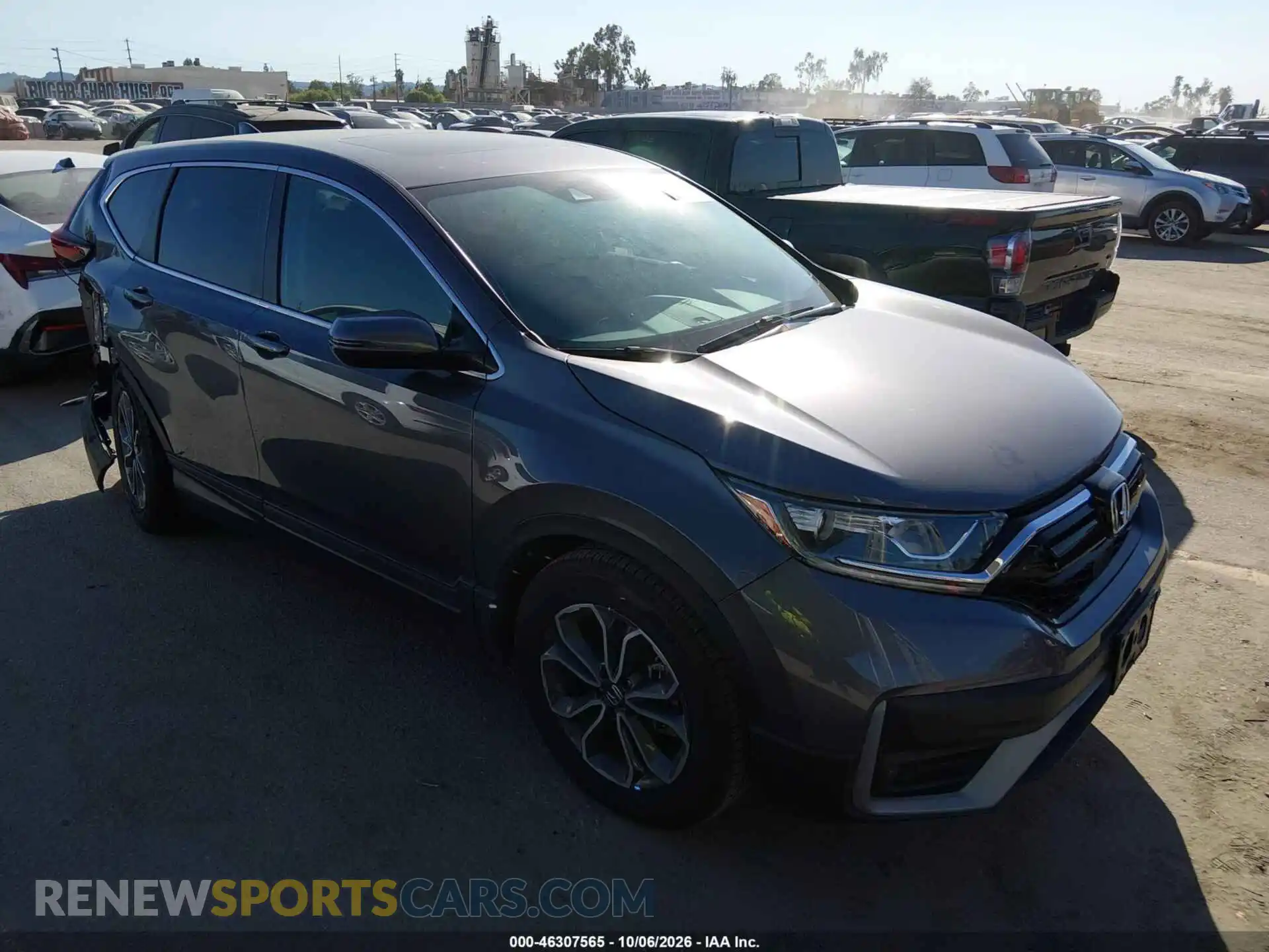 1 Photograph of a damaged car 2HKRW1H86MH423616 HONDA CR-V 2021