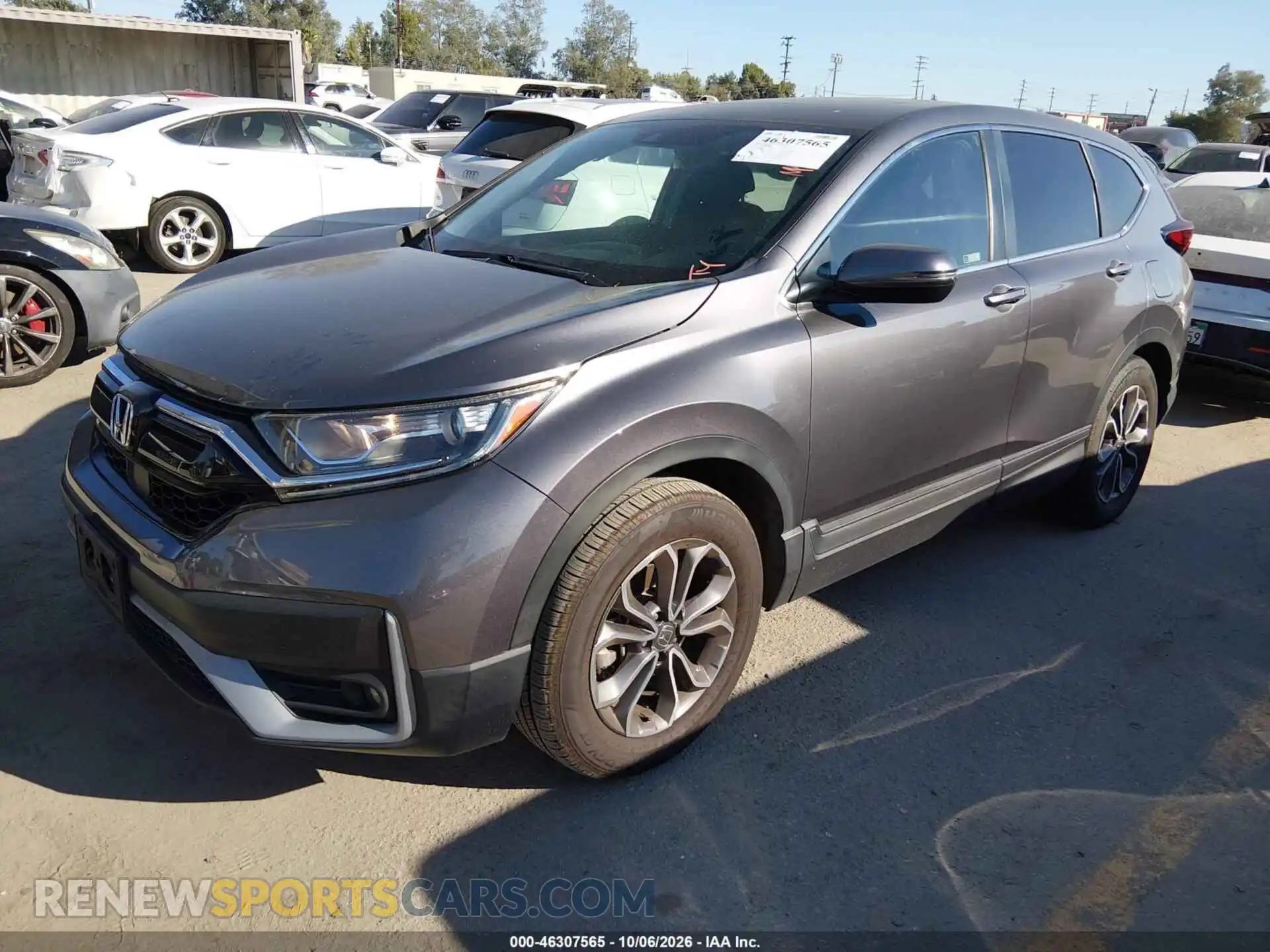 2 Photograph of a damaged car 2HKRW1H86MH423616 HONDA CR-V 2021