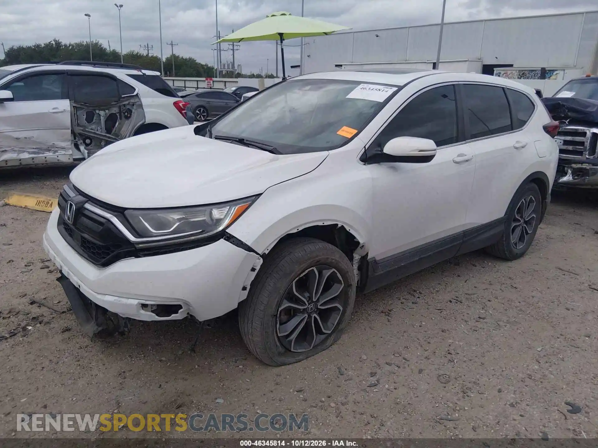 2 fotografías del automóvil dañado 2HKRW1H89MH424405 HONDA CR-V 2021