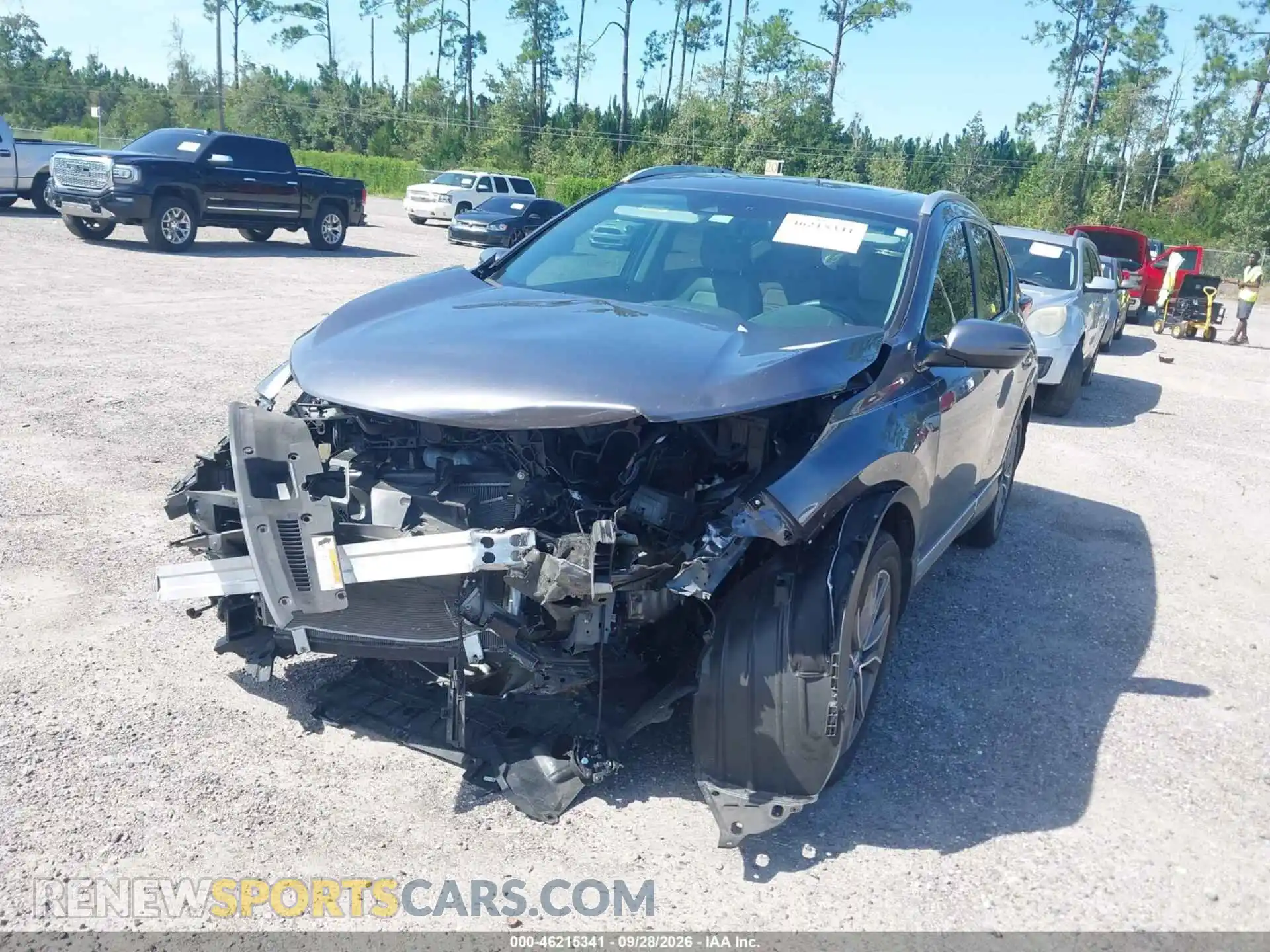 2 fotografías del automóvil dañado 2HKRW1H95MH415550 HONDA CR-V 2021
