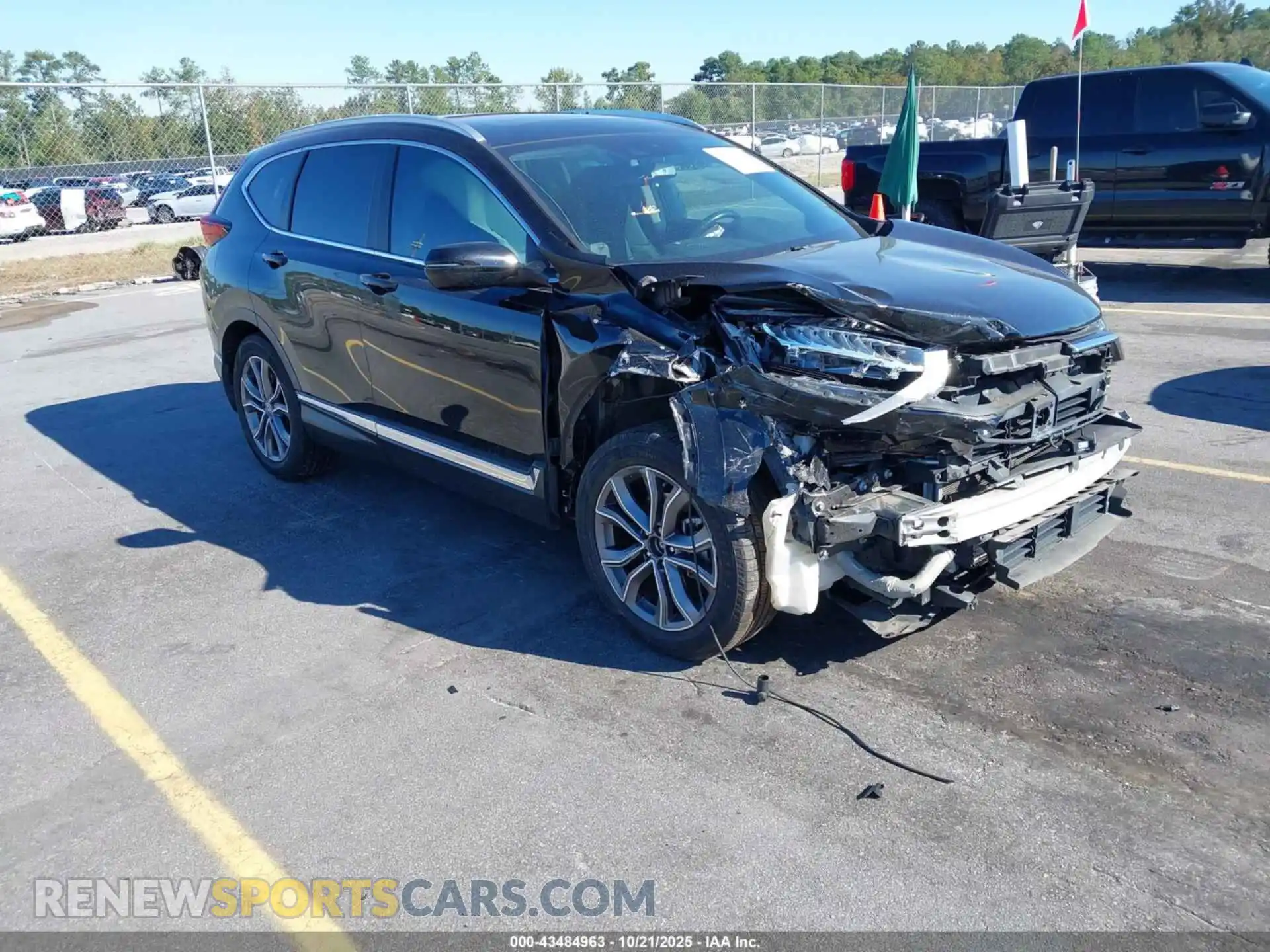 1 Photograph of a damaged car 2HKRW1H96MH417548 HONDA CR-V 2021