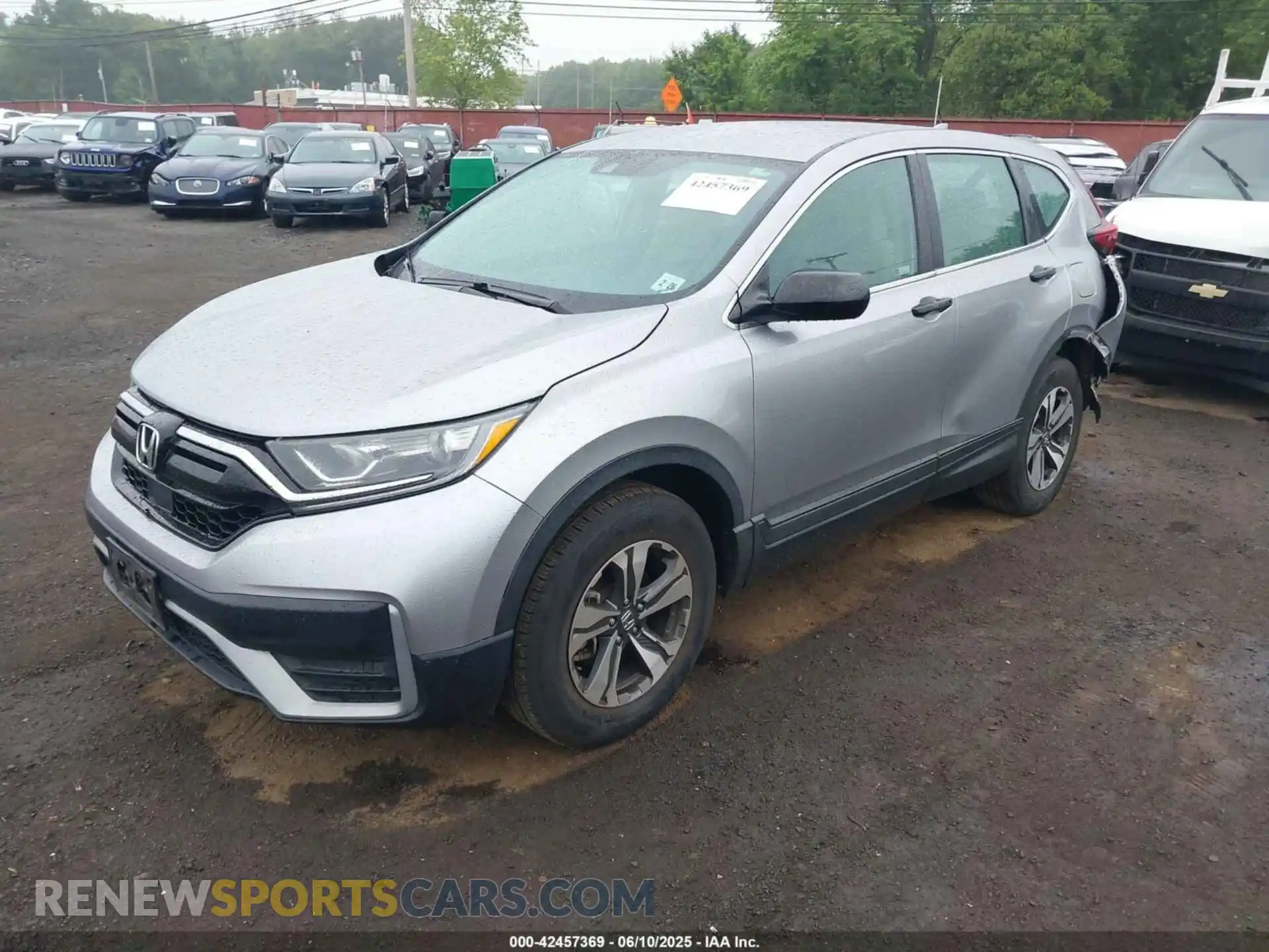 2 fotografías del automóvil dañado 2HKRW2H23MH626979 HONDA CR-V 2021