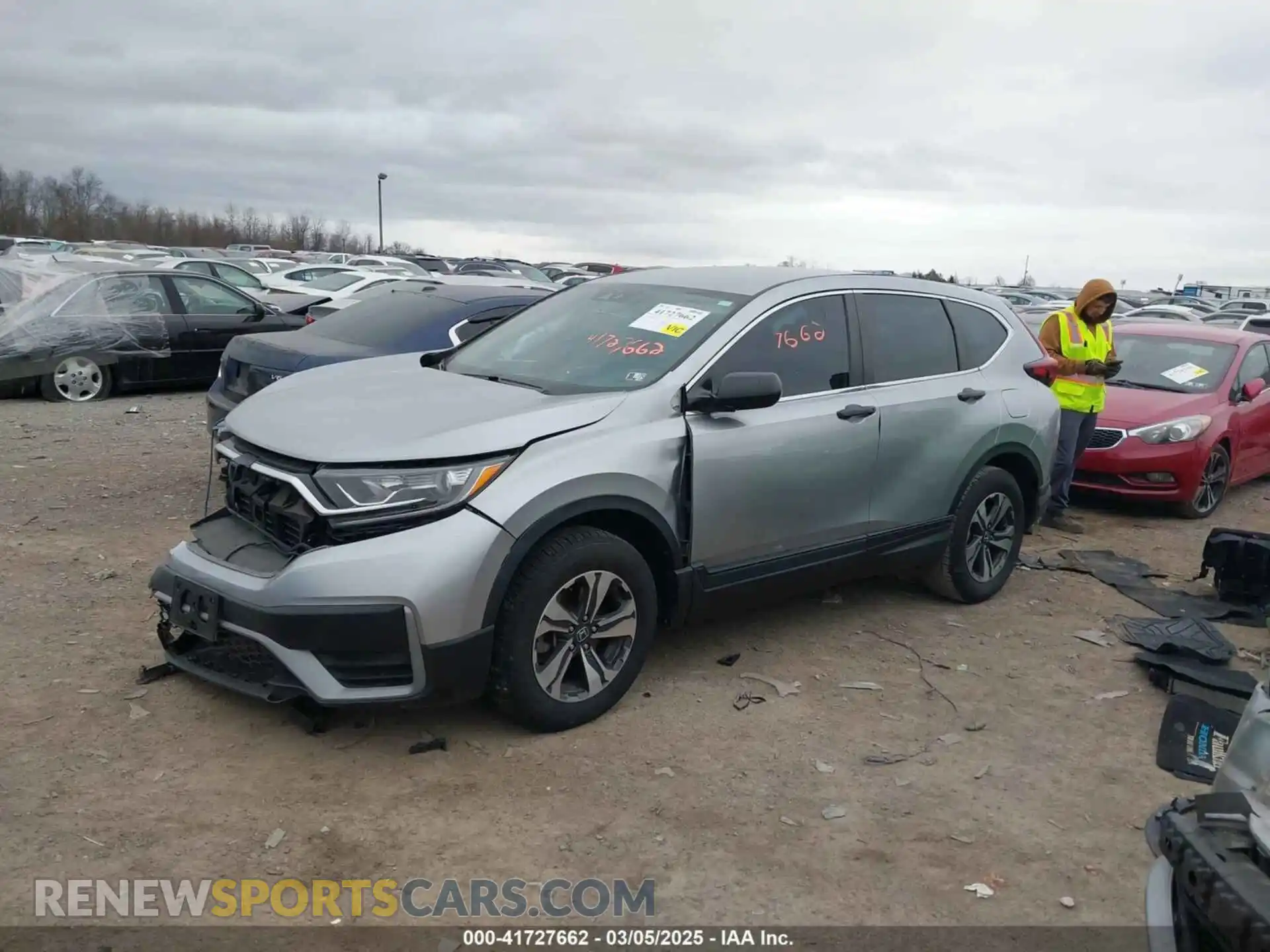 2 Photograph of a damaged car 2HKRW2H29MH632804 HONDA CR-V 2021