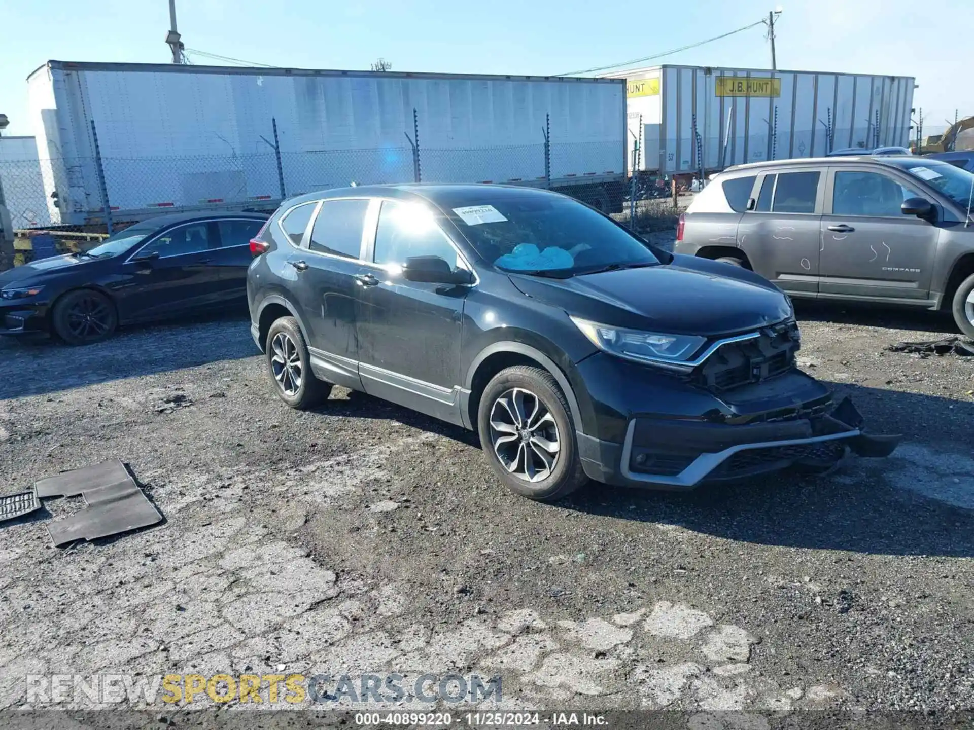1 Photograph of a damaged car 2HKRW2H50MH608255 HONDA CR-V 2021