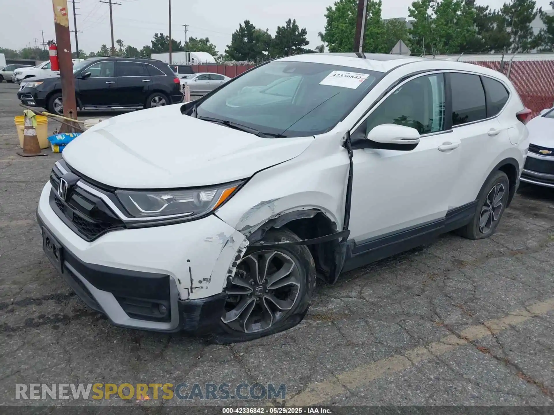 2 Photograph of a damaged car 2HKRW2H50MH656807 HONDA CR-V 2021