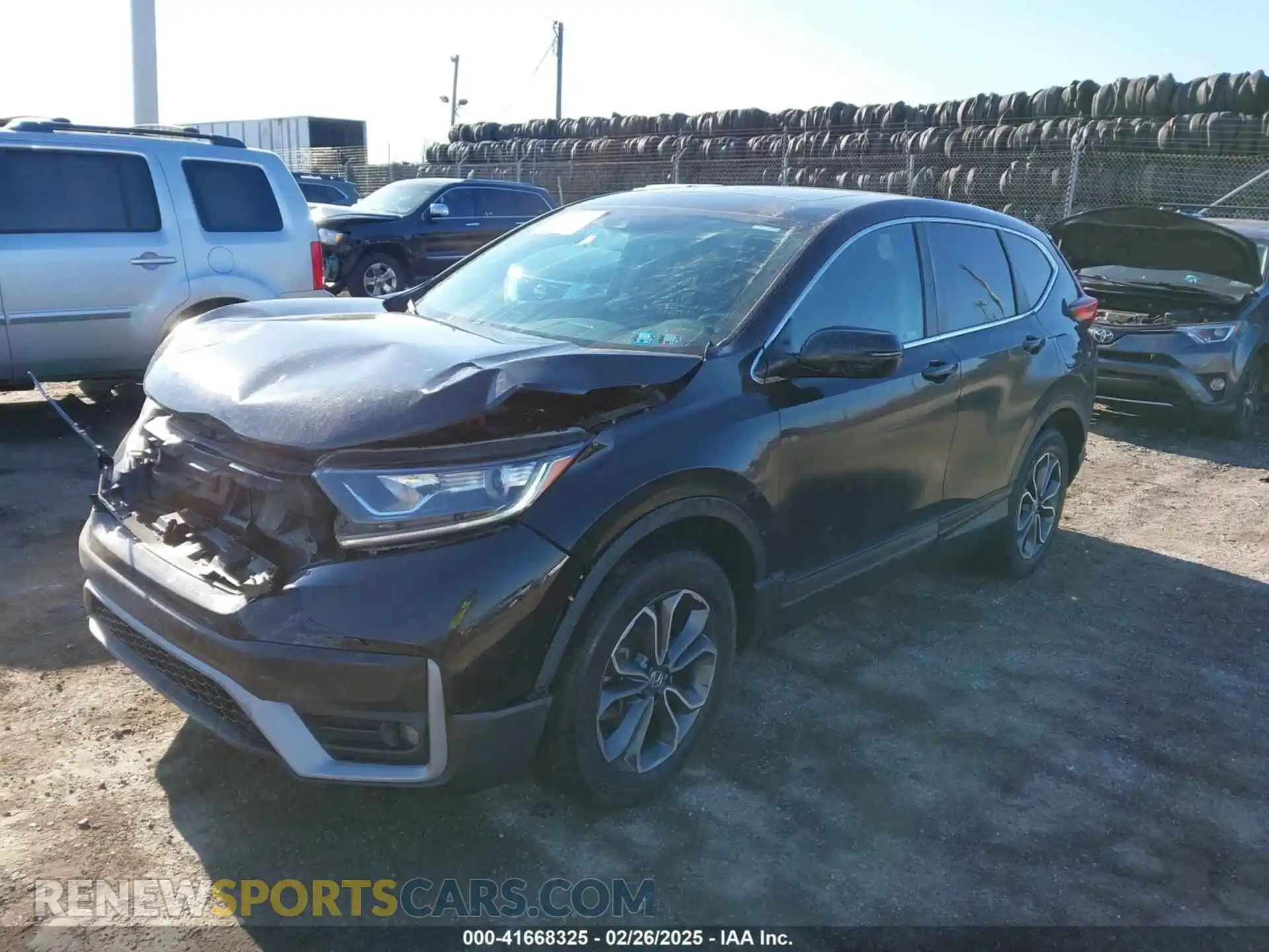 2 Photograph of a damaged car 2HKRW2H51MH618373 HONDA CR-V 2021