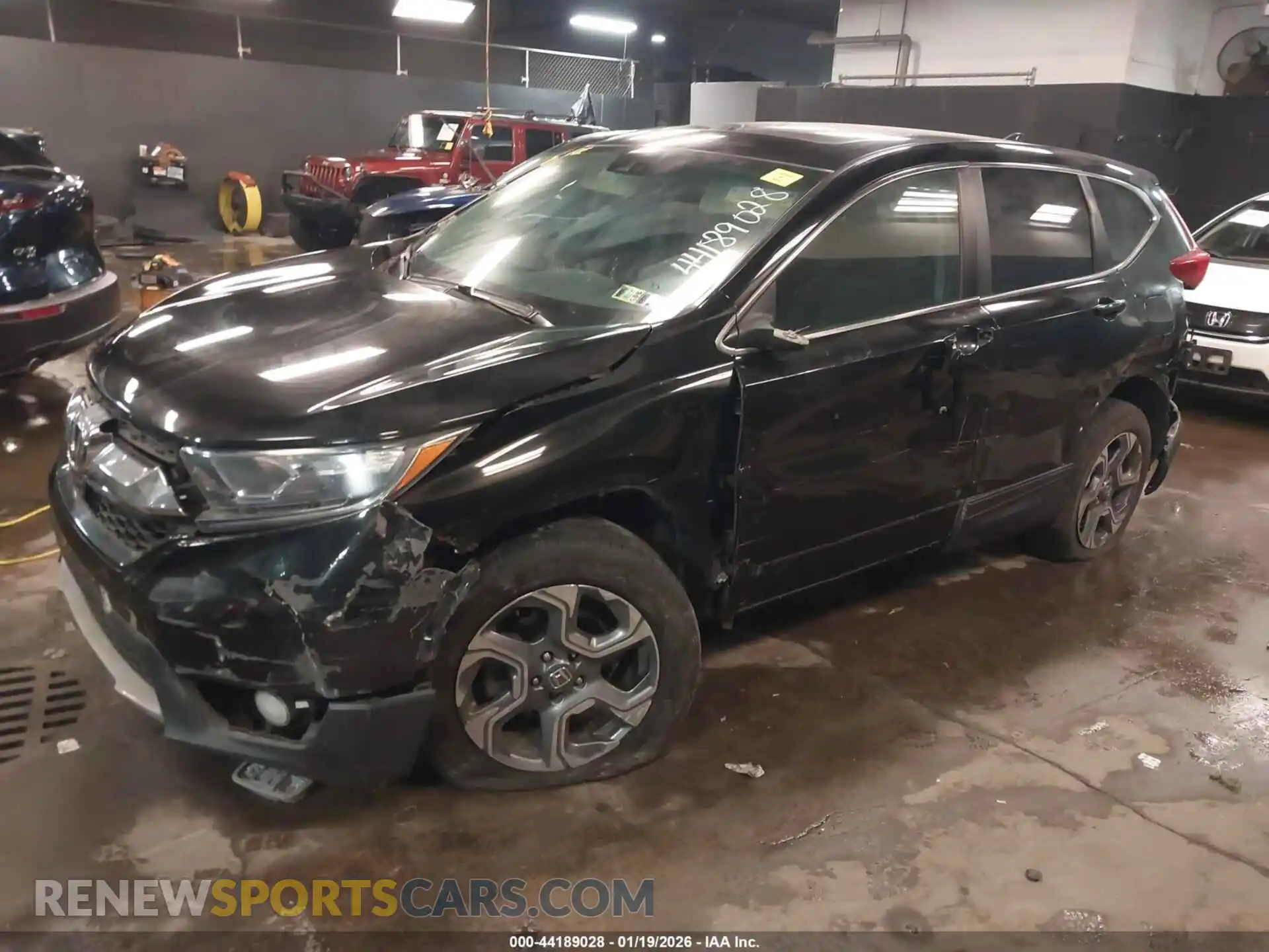 2 fotografías del automóvil dañado 2HKRW2H52MH625008 HONDA CR-V 2021