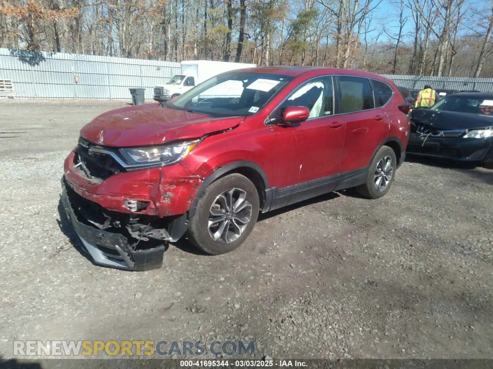 2 Photograph of a damaged car 2HKRW2H53MH633179 HONDA CR-V 2021