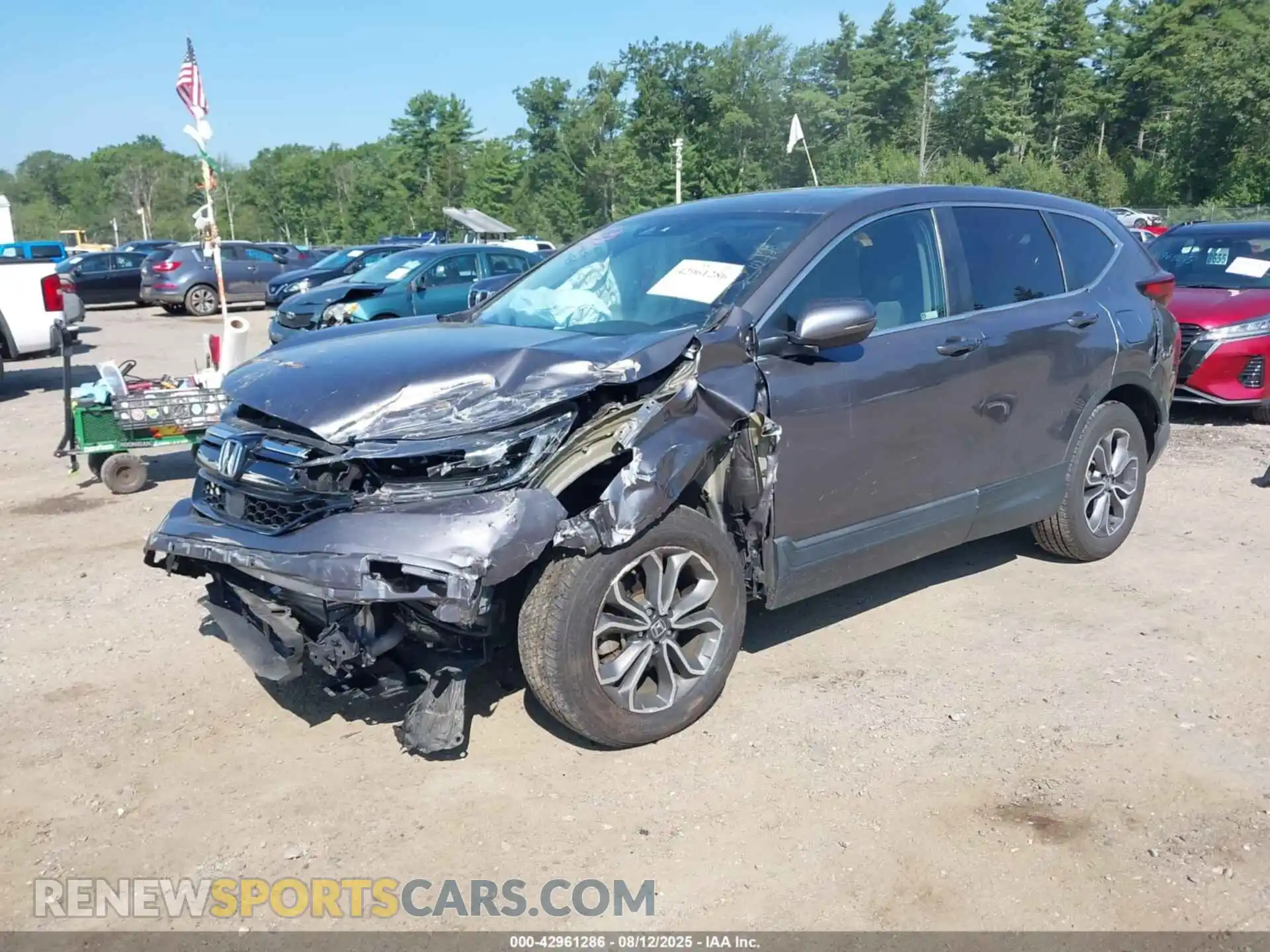 2 Photograph of a damaged car 2HKRW2H53MH634686 HONDA CR-V 2021