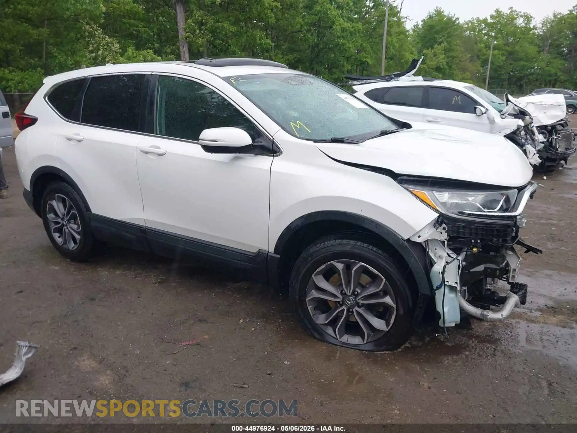 1 Photograph of a damaged car 2HKRW2H54MH608534 HONDA CR-V 2021
