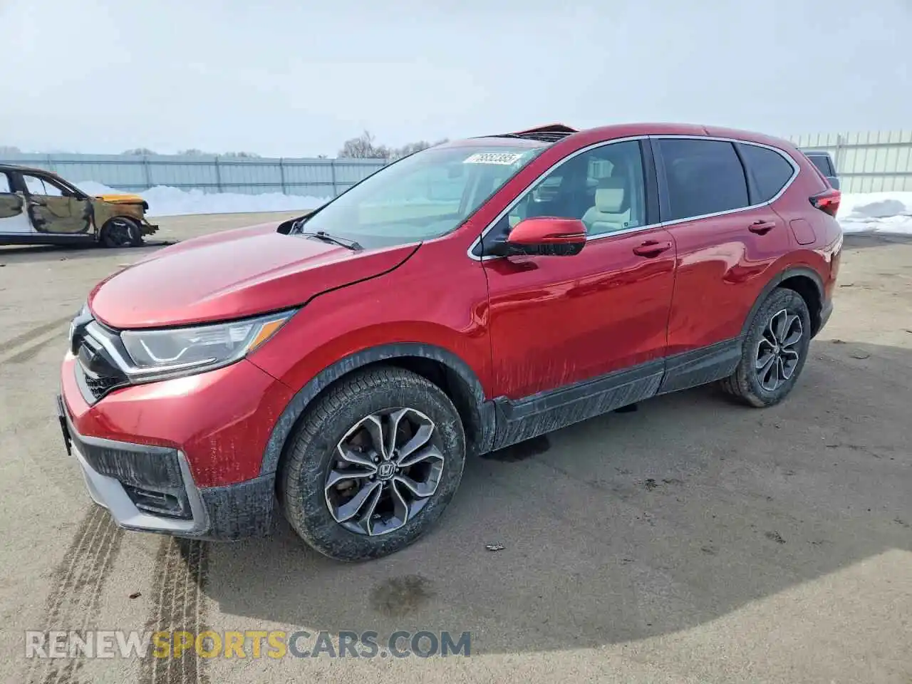 1 fotografías del automóvil dañado 2HKRW2H54MH619906 HONDA CR-V 2021