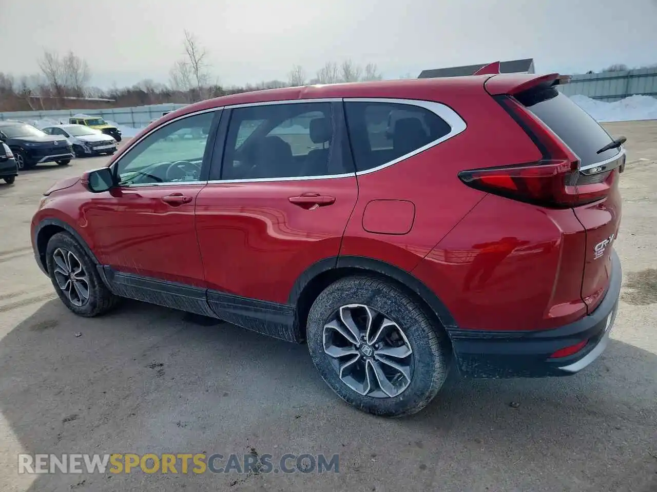 2 fotografías del automóvil dañado 2HKRW2H54MH619906 HONDA CR-V 2021