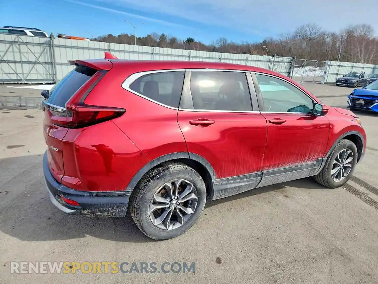 3 fotografías del automóvil dañado 2HKRW2H54MH619906 HONDA CR-V 2021