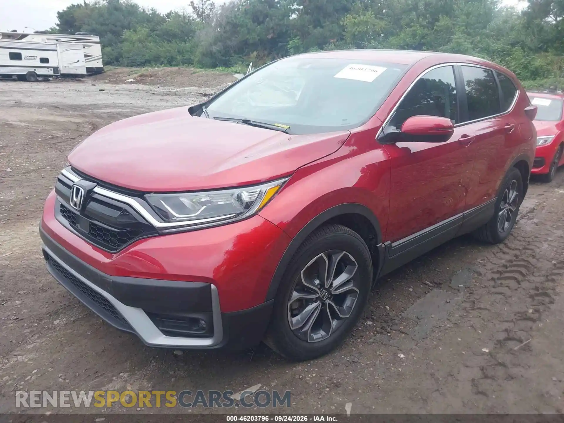 2 fotografías del automóvil dañado 2HKRW2H54MH669852 HONDA CR-V 2021