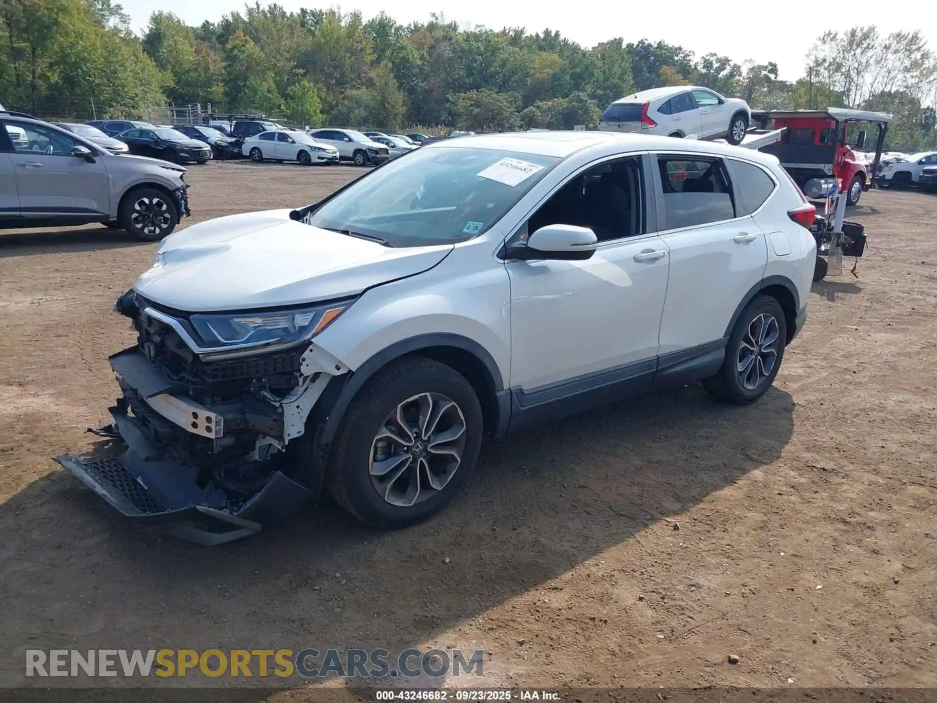 2 Photograph of a damaged car 2HKRW2H55MH609191 HONDA CR-V 2021