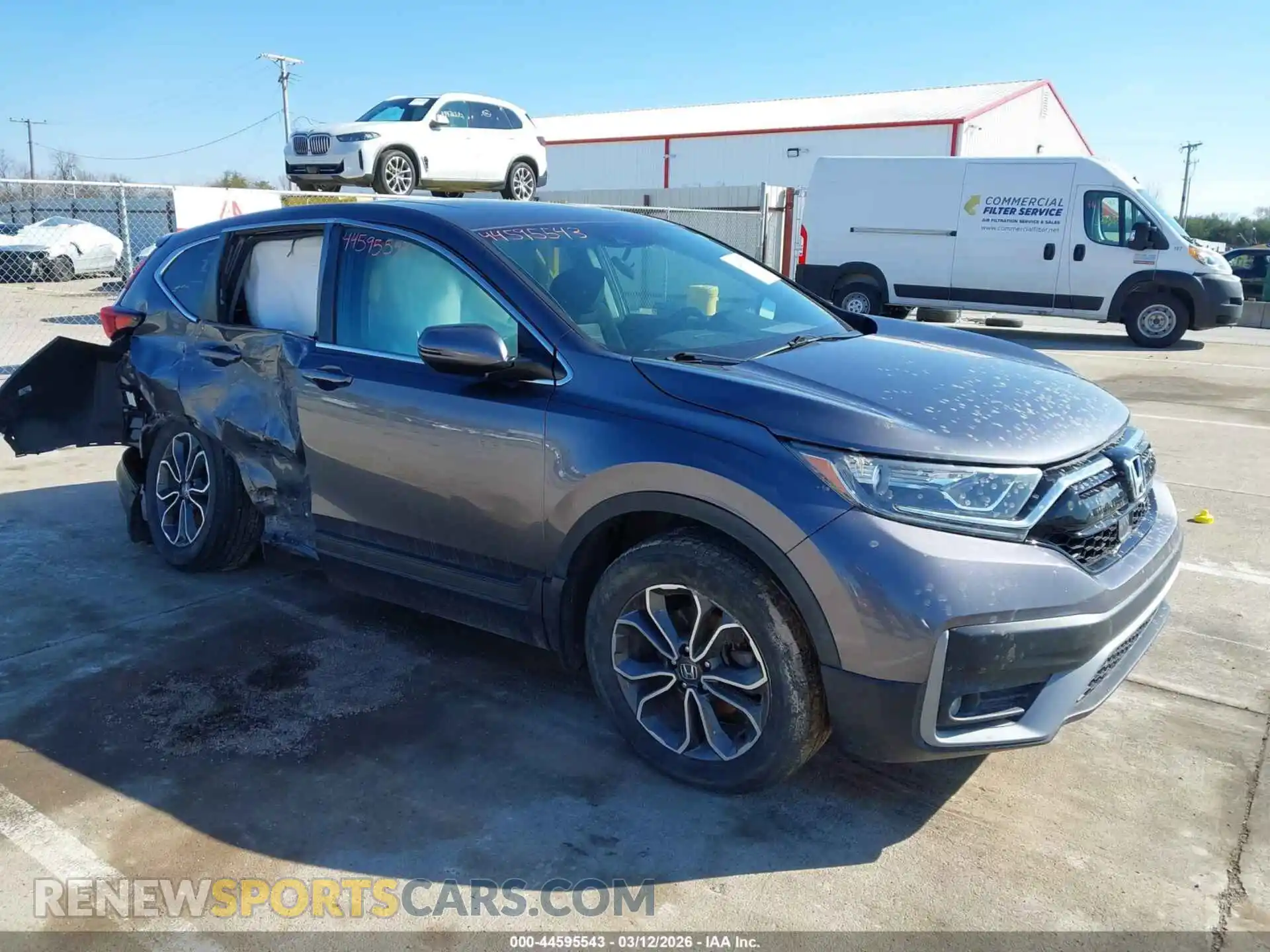 1 Photograph of a damaged car 2HKRW2H55MH613290 HONDA CR-V 2021
