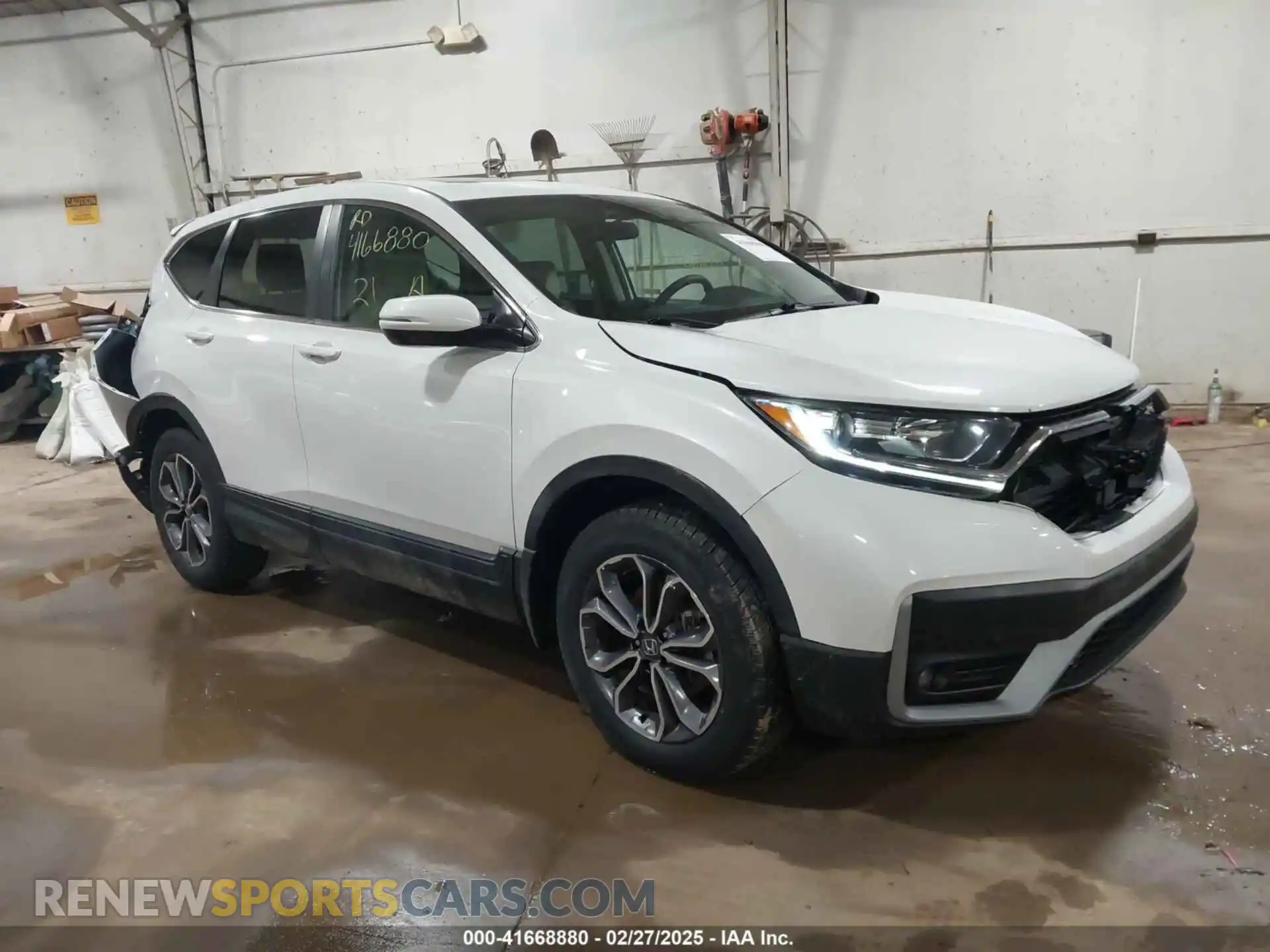1 Photograph of a damaged car 2HKRW2H55MH635788 HONDA CR-V 2021