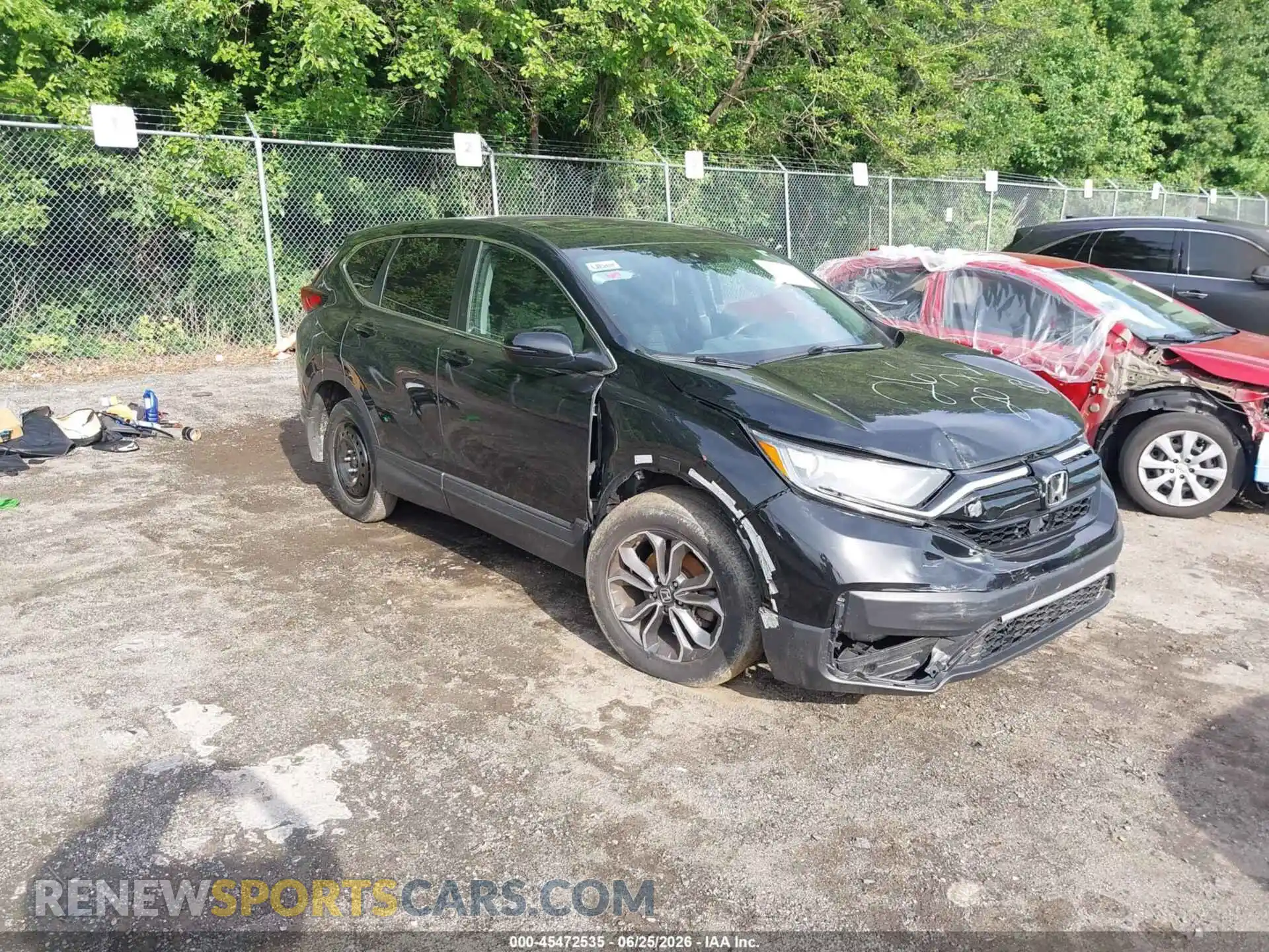 1 fotografías del automóvil dañado 2HKRW2H55MH644233 HONDA CR-V 2021