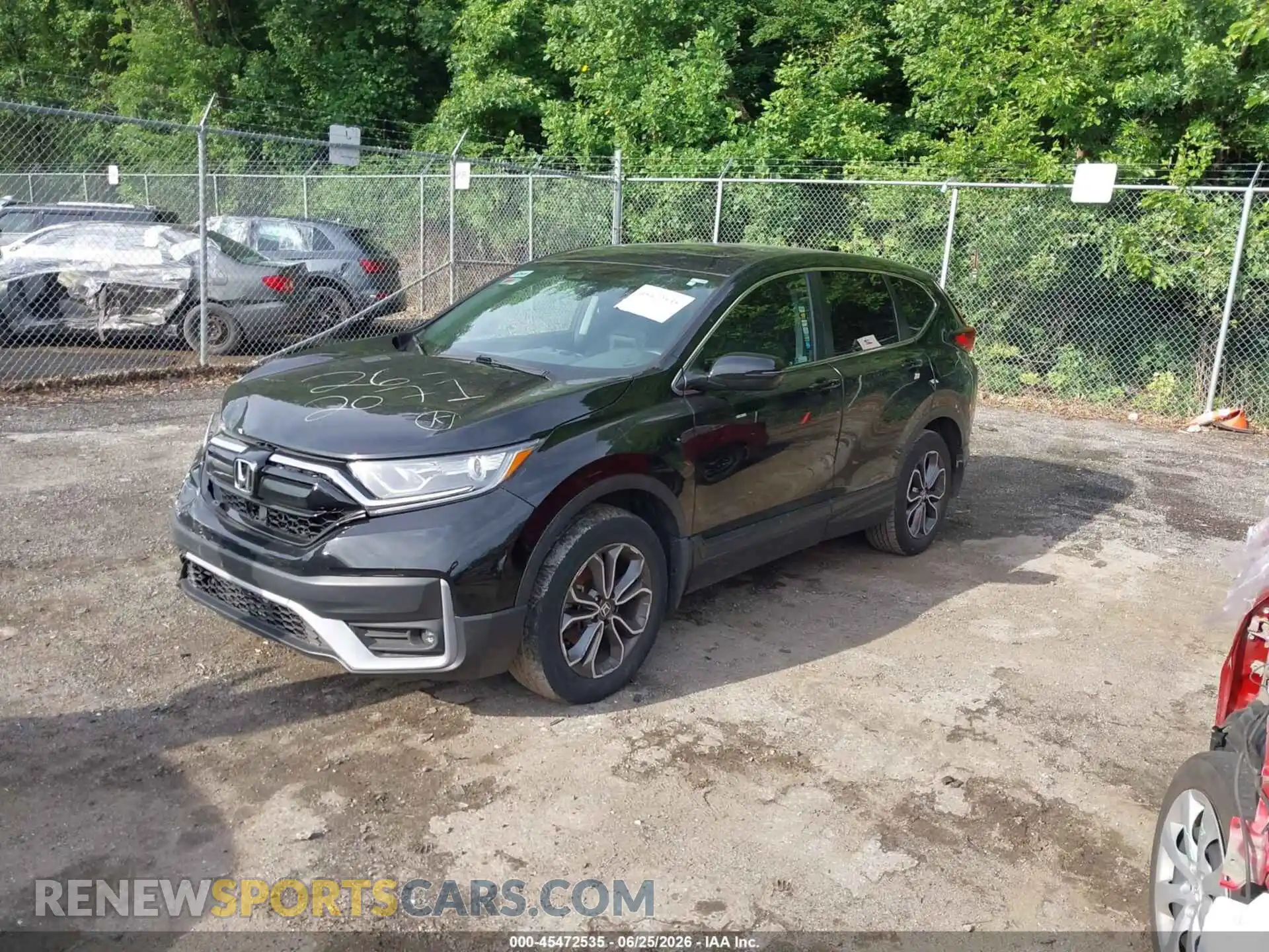 2 fotografías del automóvil dañado 2HKRW2H55MH644233 HONDA CR-V 2021