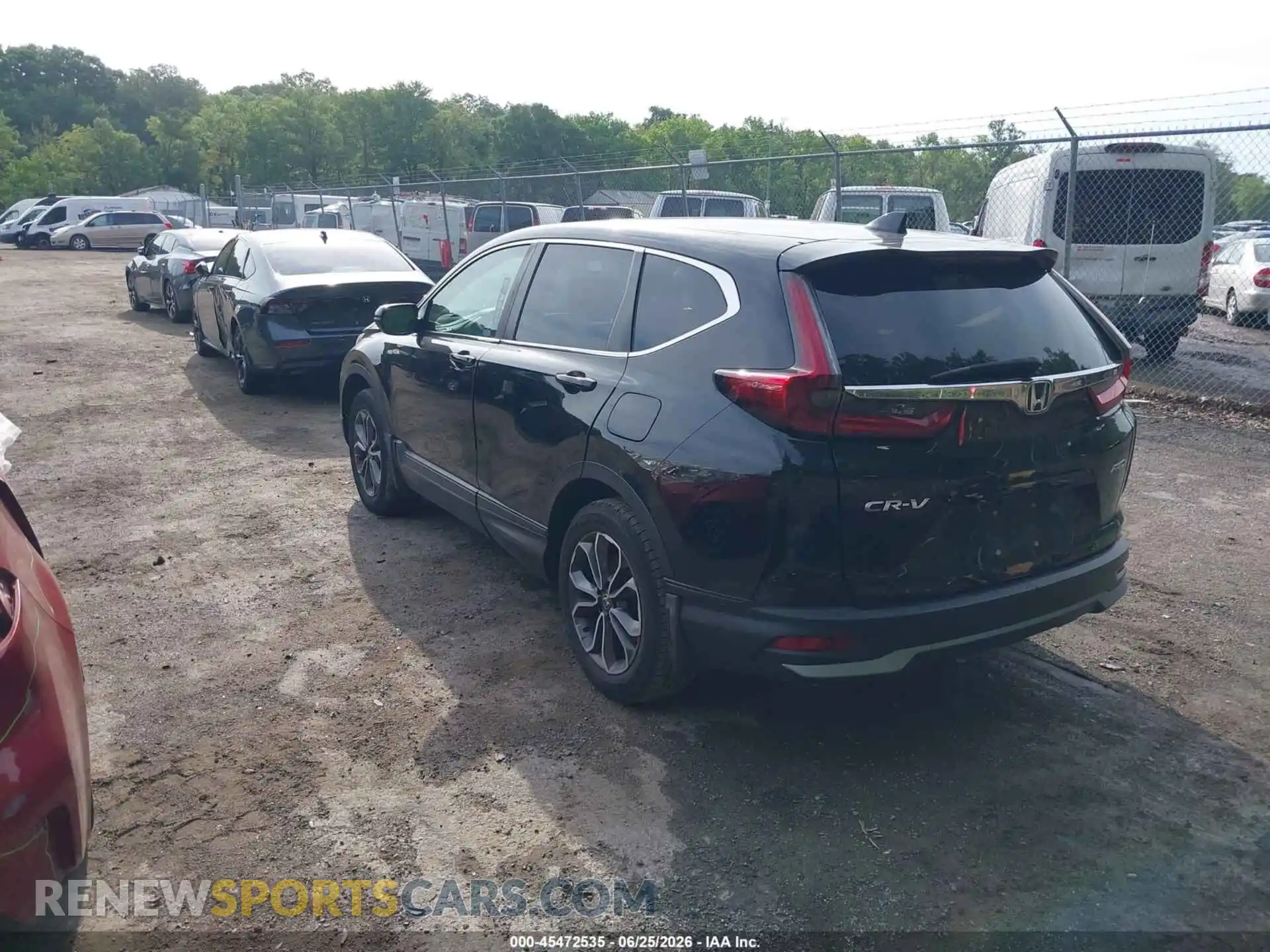 3 fotografías del automóvil dañado 2HKRW2H55MH644233 HONDA CR-V 2021
