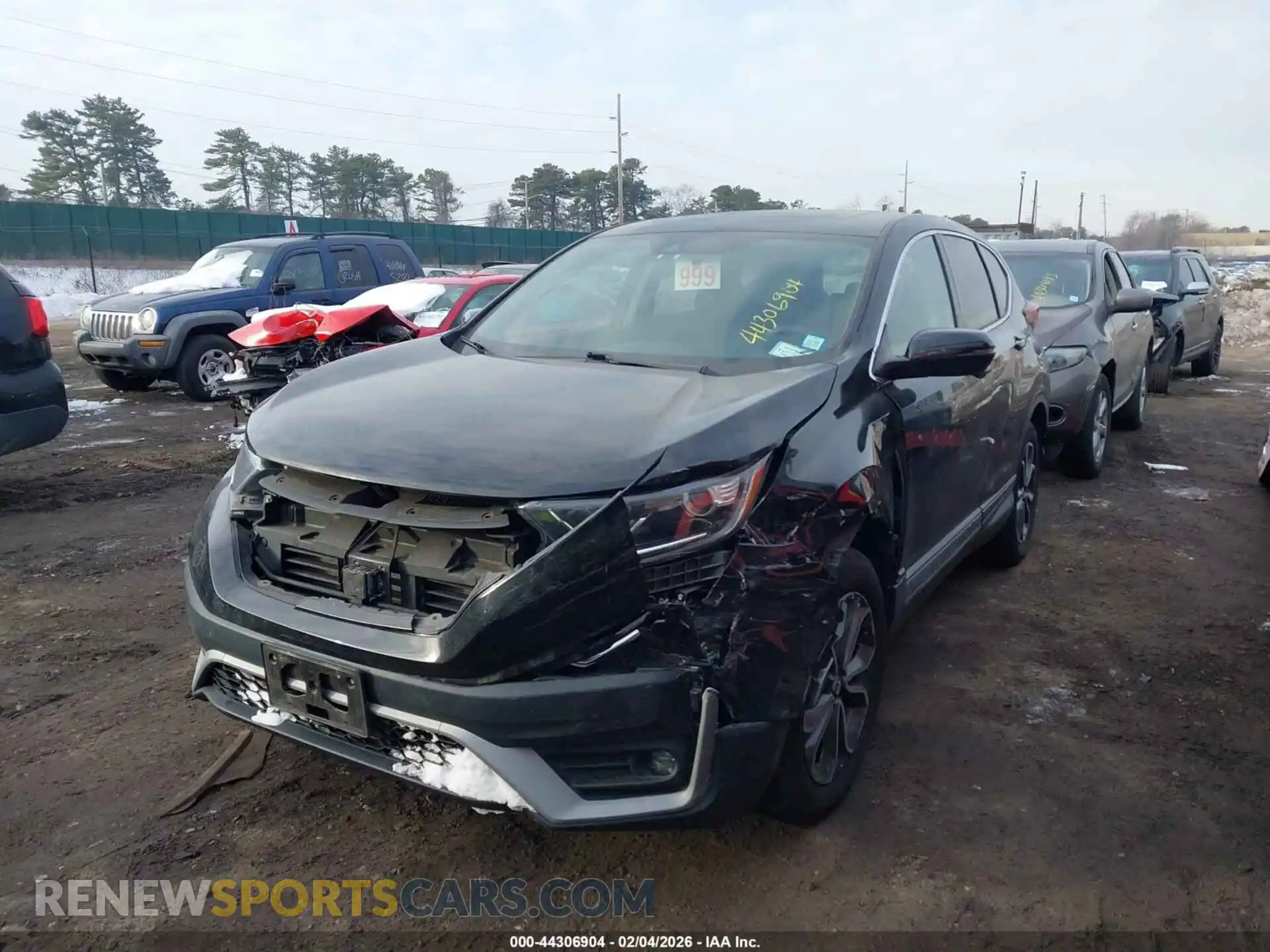 2 Photograph of a damaged car 2HKRW2H56MH638392 HONDA CR-V 2021