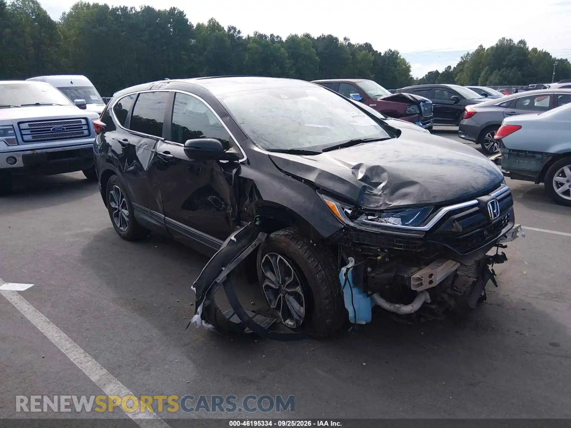 1 Photograph of a damaged car 2HKRW2H56MH643236 HONDA CR-V 2021