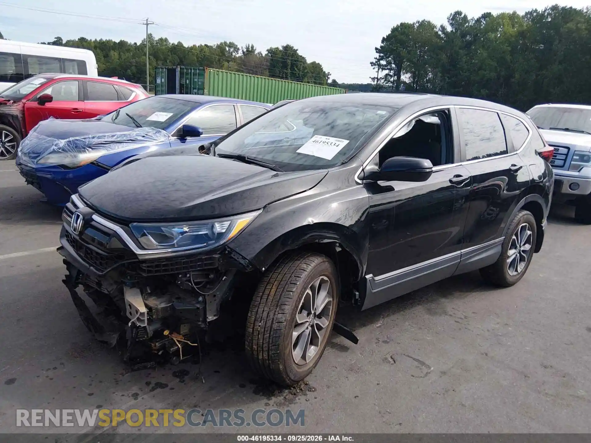 2 Photograph of a damaged car 2HKRW2H56MH643236 HONDA CR-V 2021