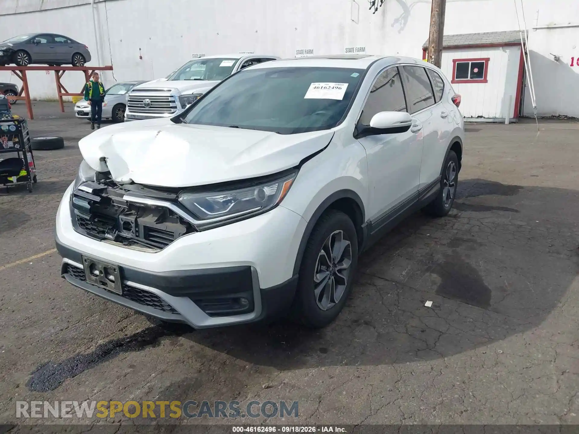 2 Photograph of a damaged car 2HKRW2H56MH653975 HONDA CR-V 2021
