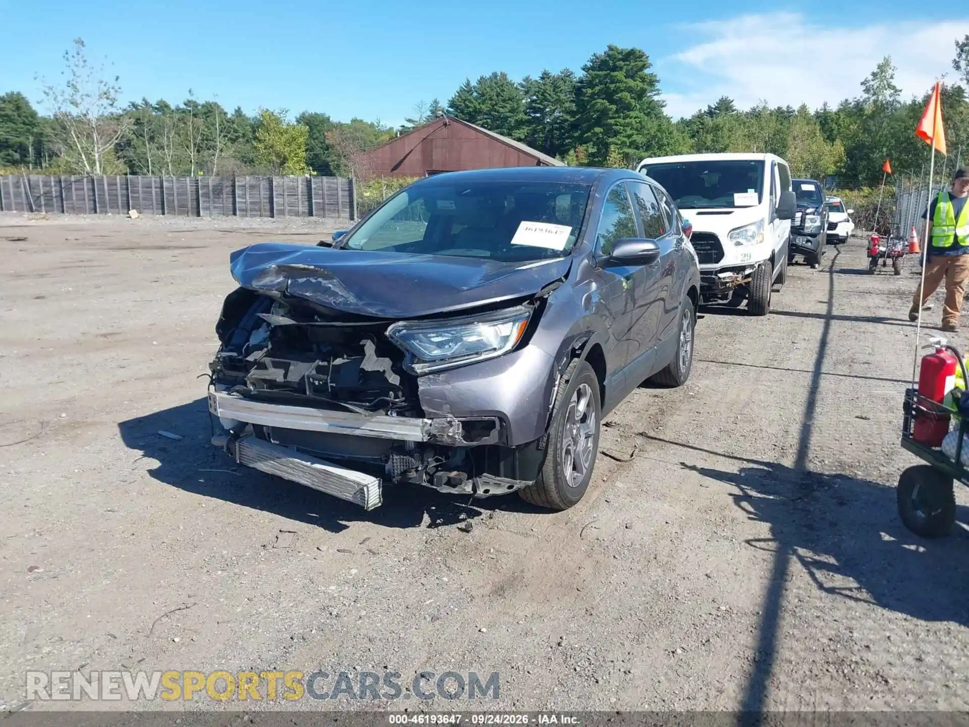 2 Photograph of a damaged car 2HKRW2H57MH606048 HONDA CR-V 2021