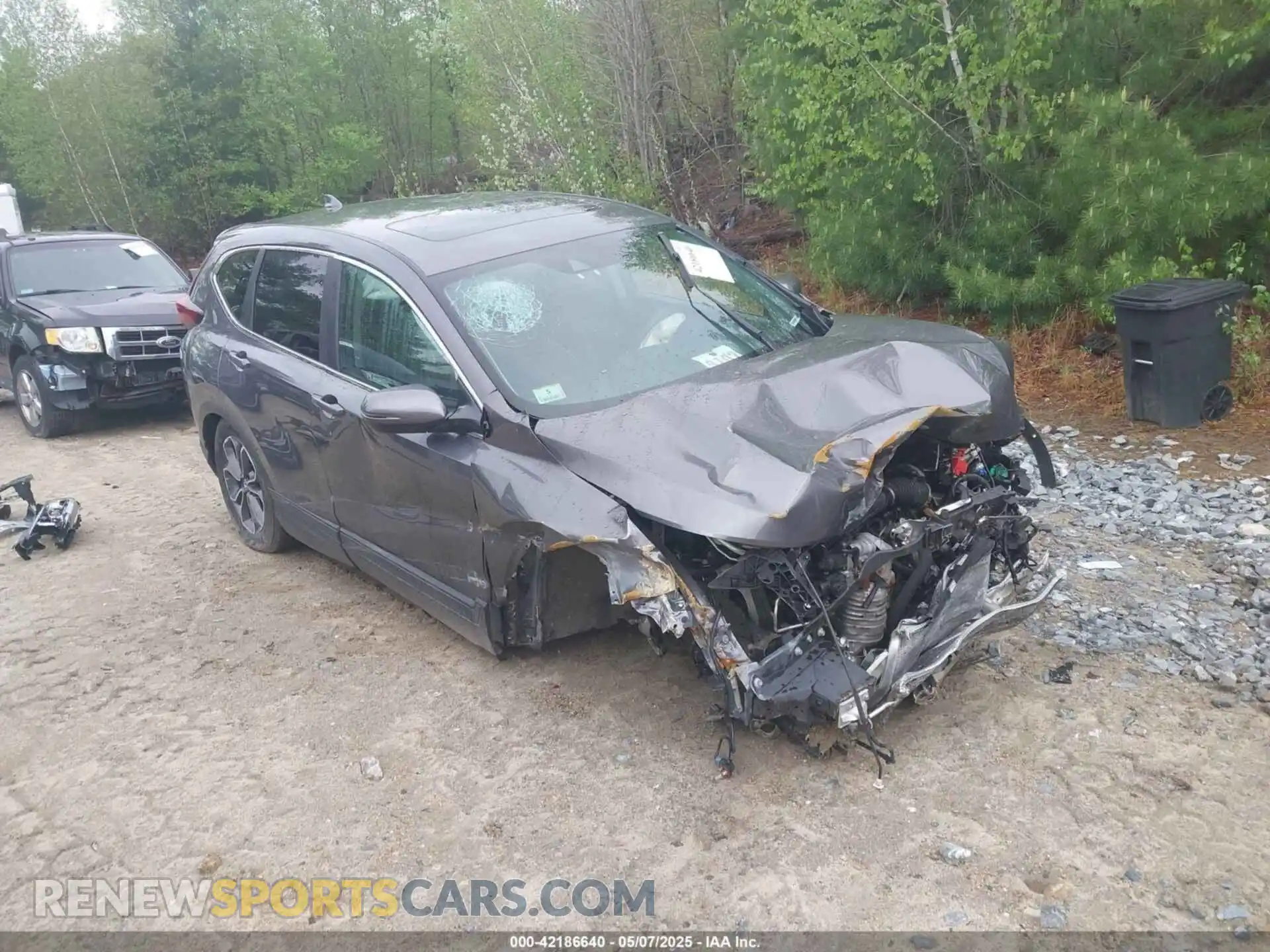 1 Photograph of a damaged car 2HKRW2H57MH626803 HONDA CR-V 2021
