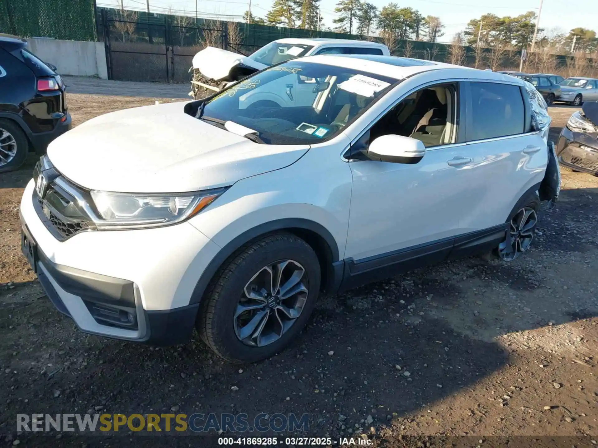 2 Photograph of a damaged car 2HKRW2H57MH630995 HONDA CR-V 2021