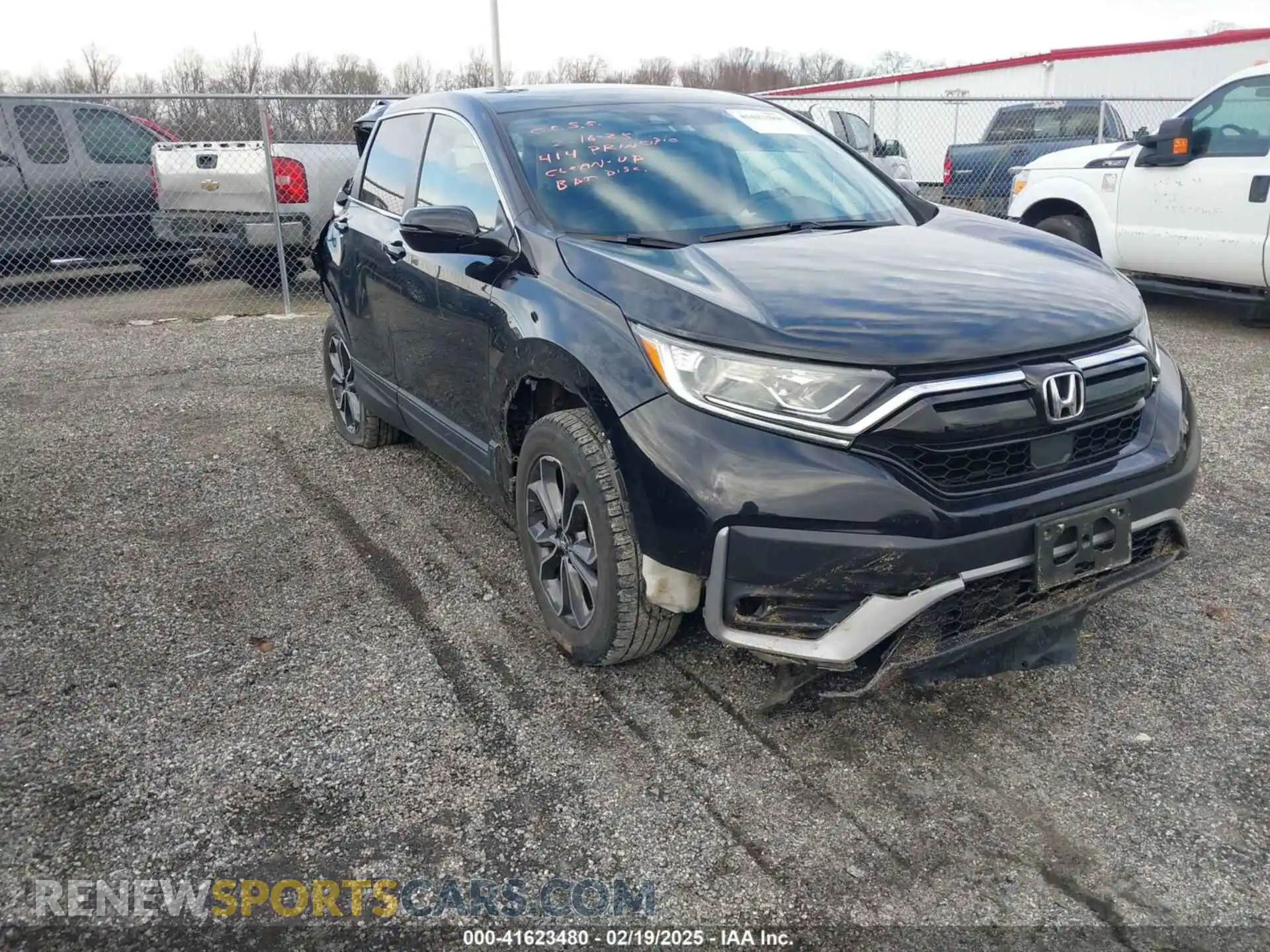 1 Photograph of a damaged car 2HKRW2H57MH657842 HONDA CR-V 2021