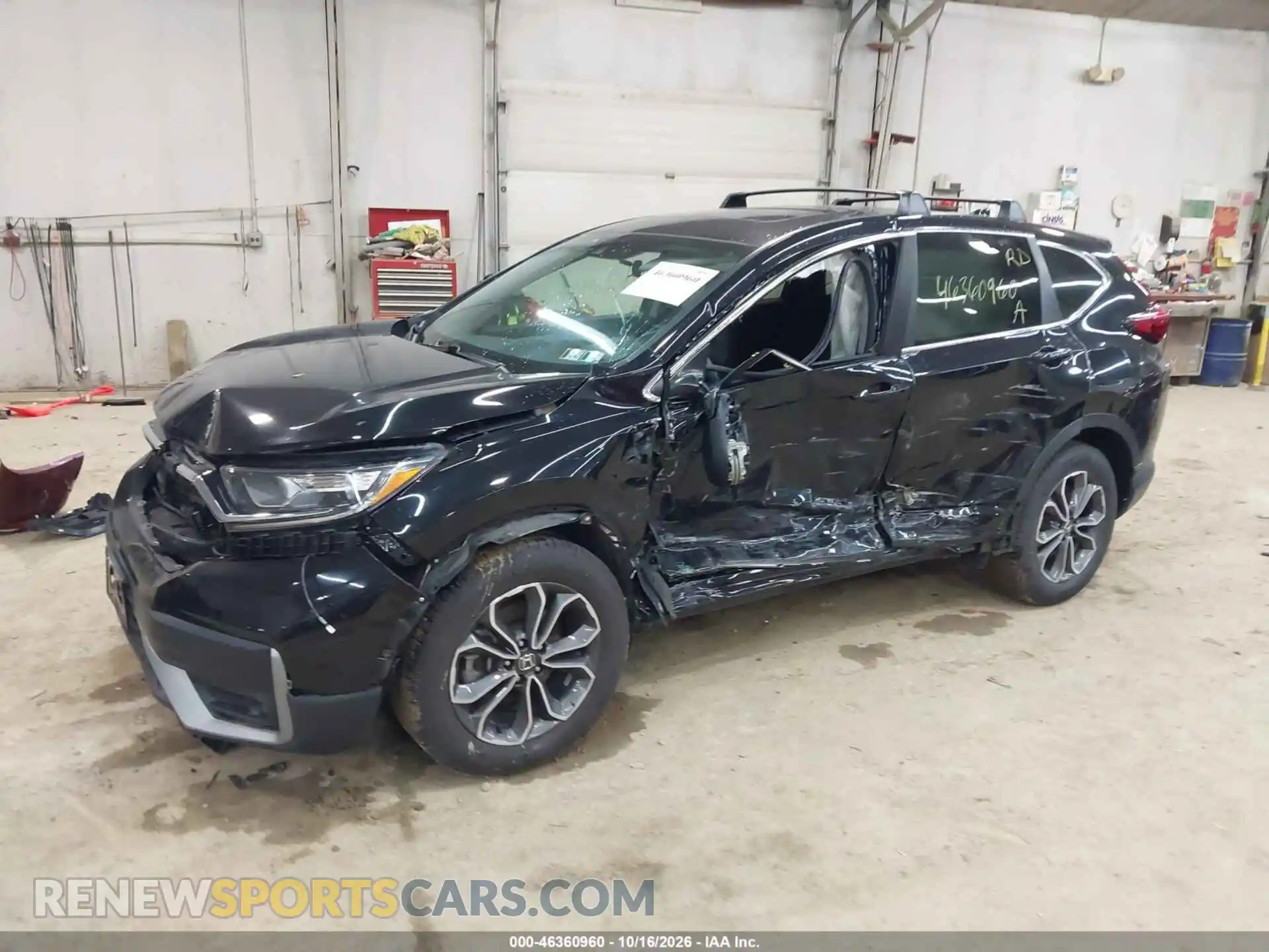 2 fotografías del automóvil dañado 2HKRW2H58MH625563 HONDA CR-V 2021