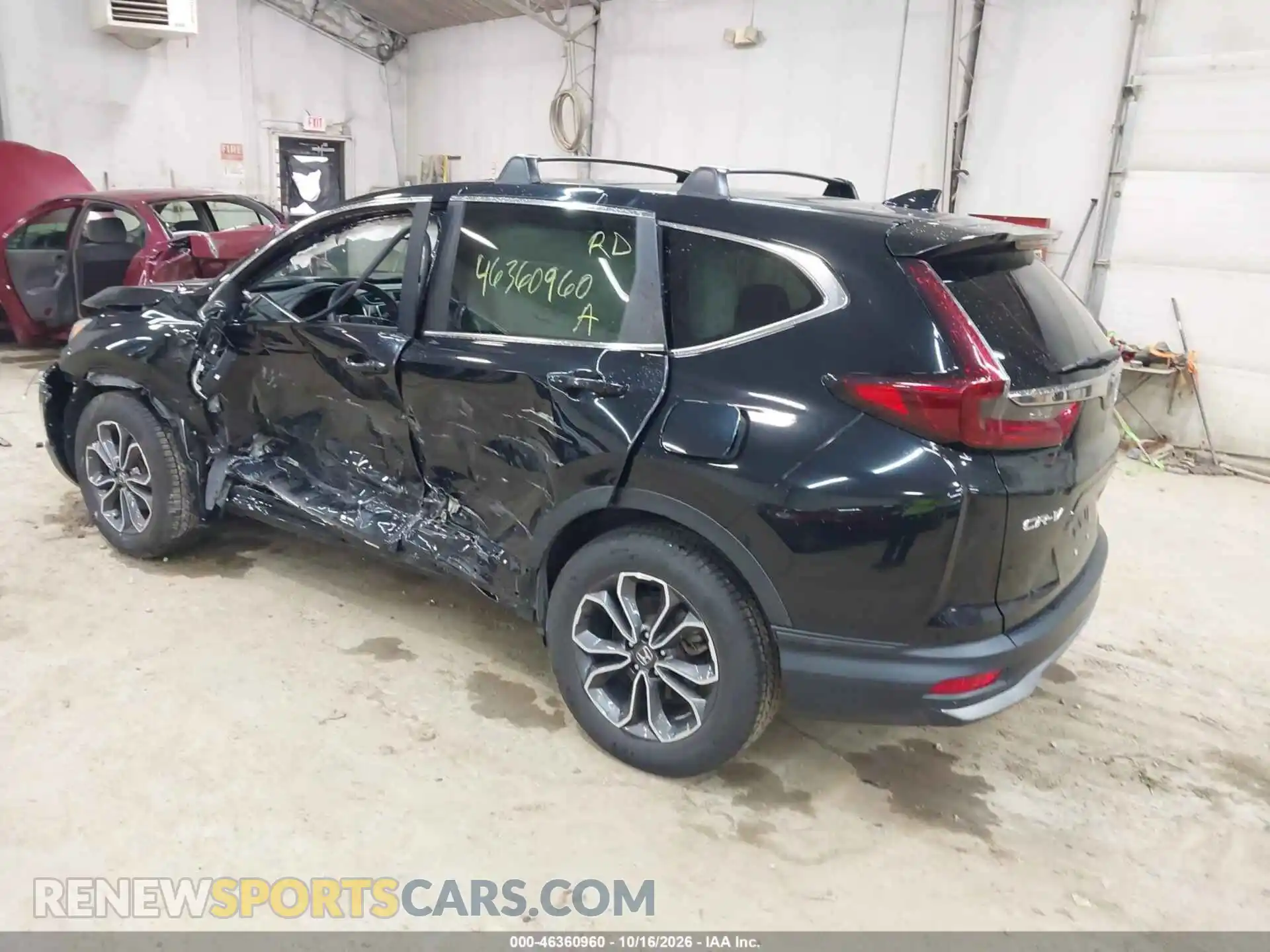 3 fotografías del automóvil dañado 2HKRW2H58MH625563 HONDA CR-V 2021