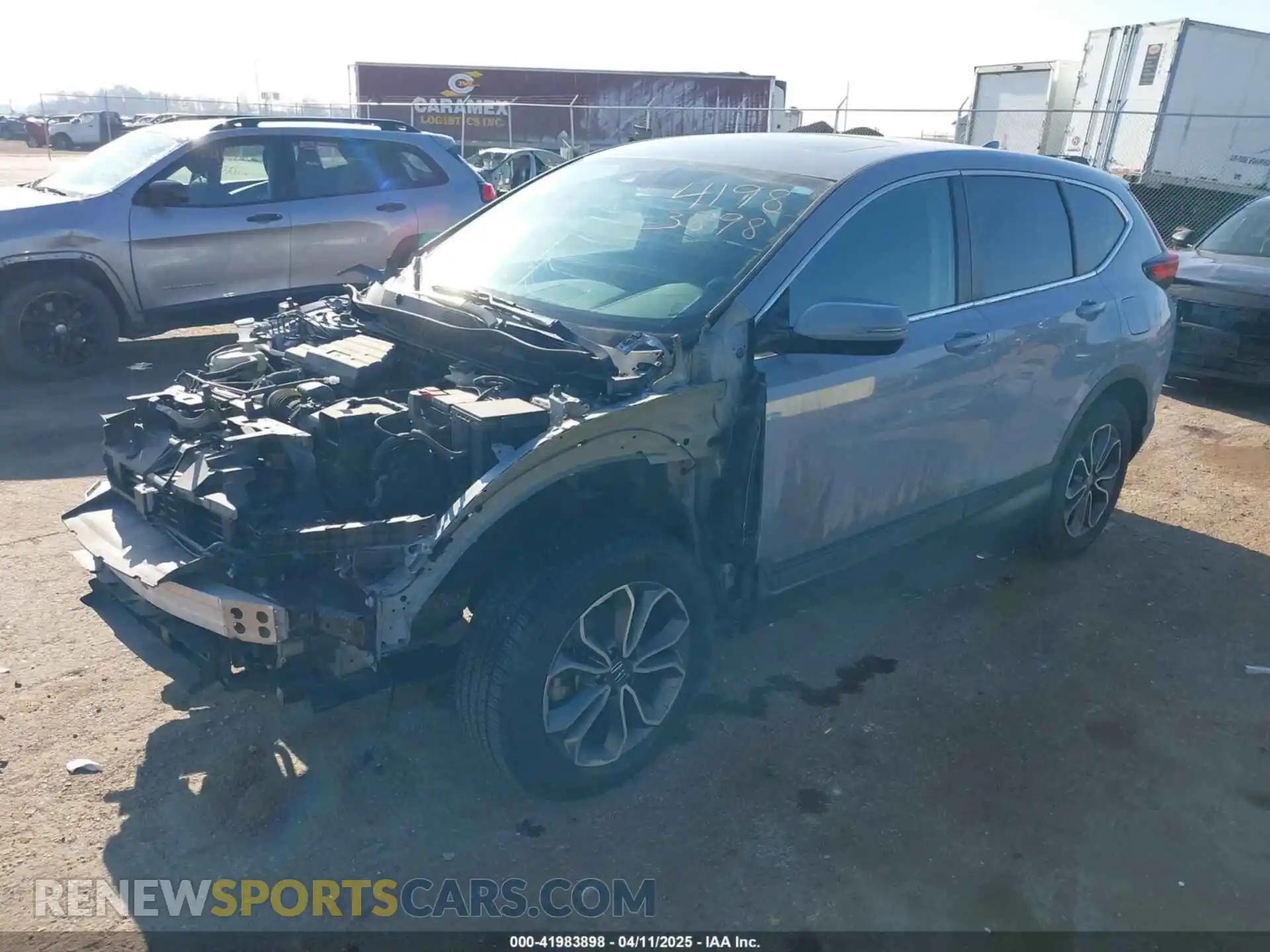 2 Photograph of a damaged car 2HKRW2H58MH647837 HONDA CR-V 2021