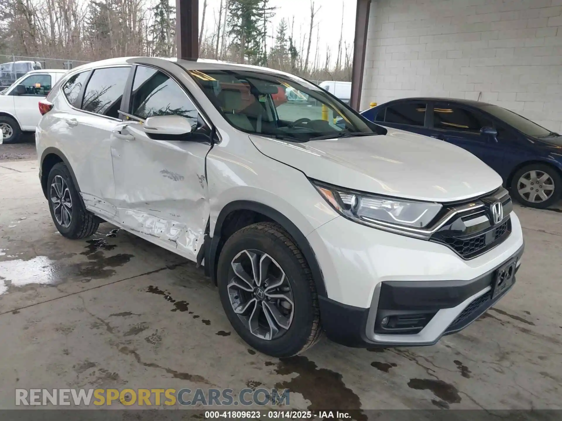 1 Photograph of a damaged car 2HKRW2H5XMH650917 HONDA CR-V 2021