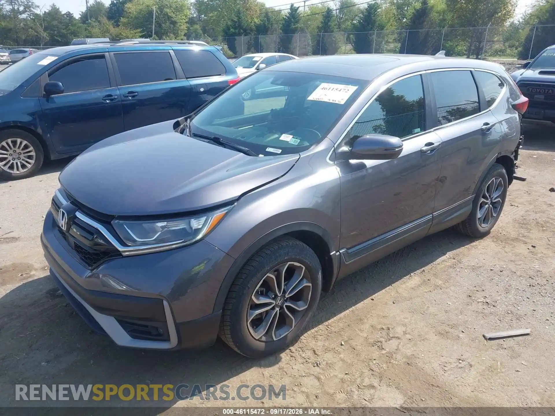 2 Photograph of a damaged car 2HKRW2H80MH664836 HONDA CR-V 2021