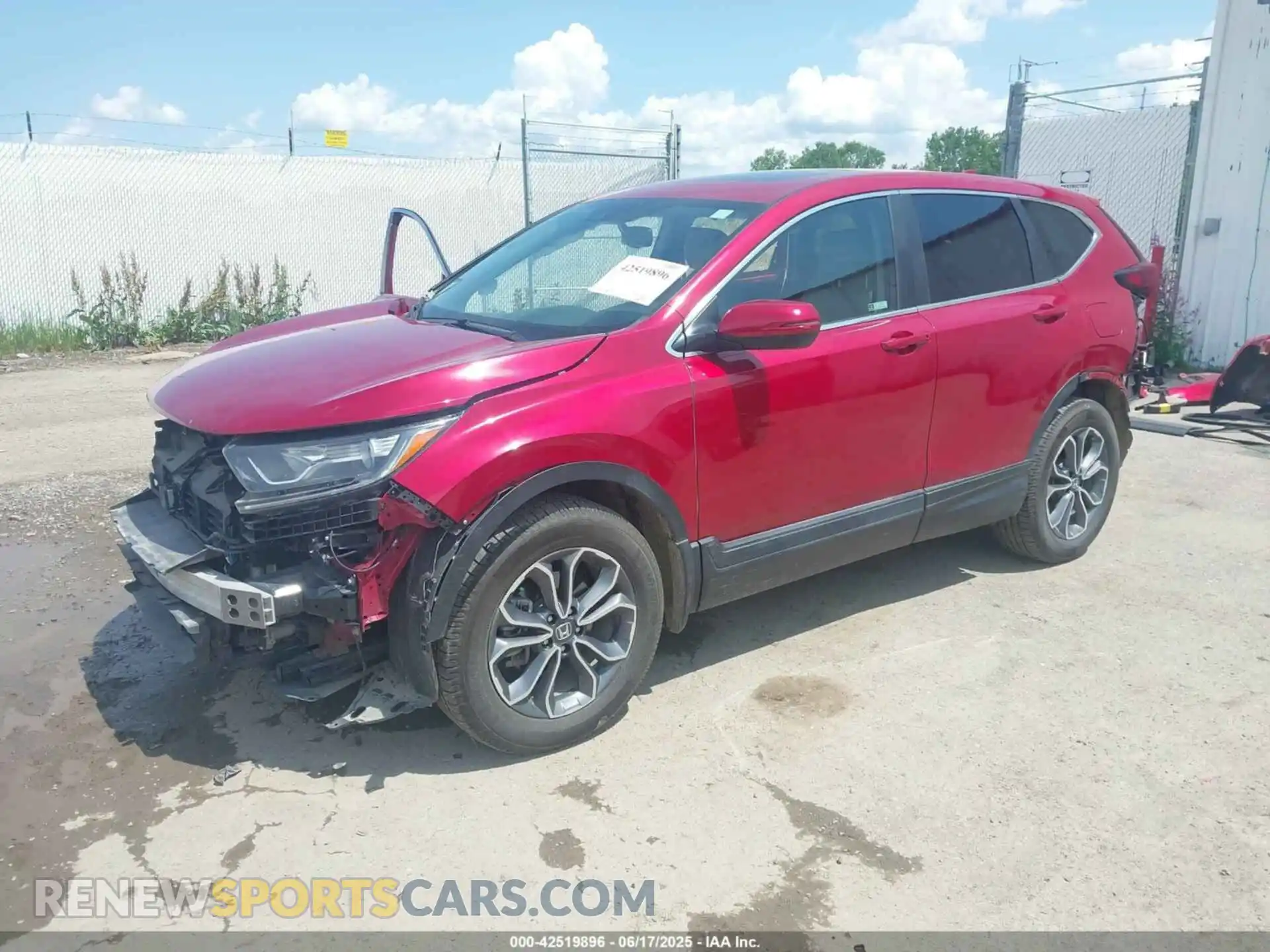 2 Photograph of a damaged car 2HKRW2H81MH665560 HONDA CR-V 2021