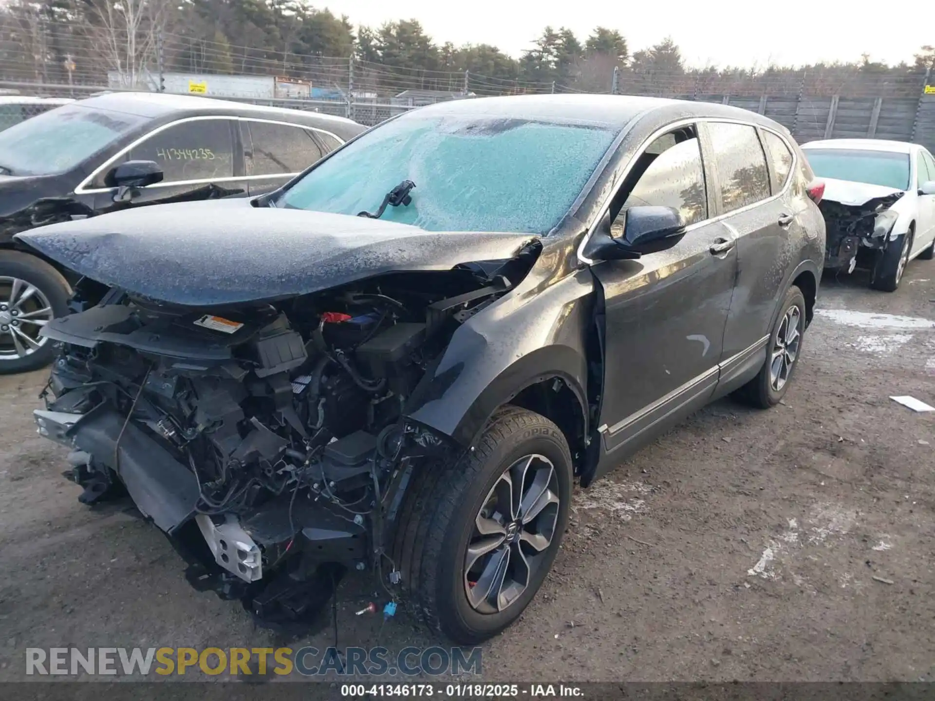 2 Photograph of a damaged car 2HKRW2H83MH607952 HONDA CR-V 2021