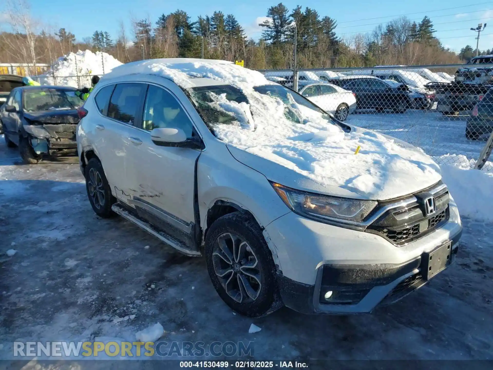 1 Photograph of a damaged car 2HKRW2H83MH634505 HONDA CR-V 2021