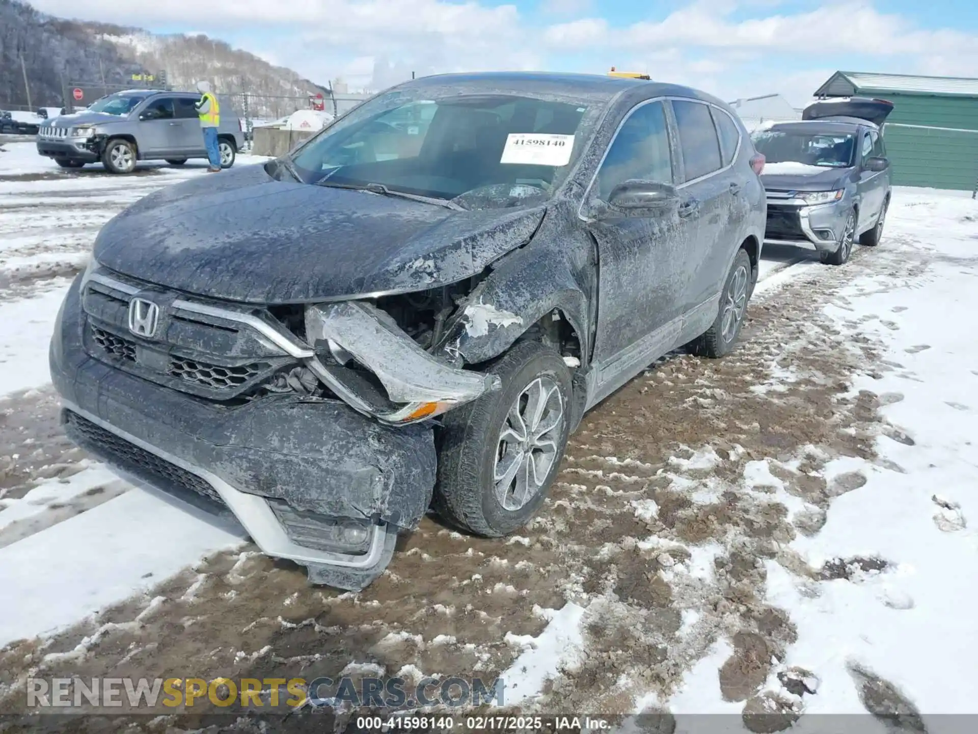 2 Photograph of a damaged car 2HKRW2H83MH685597 HONDA CR-V 2021