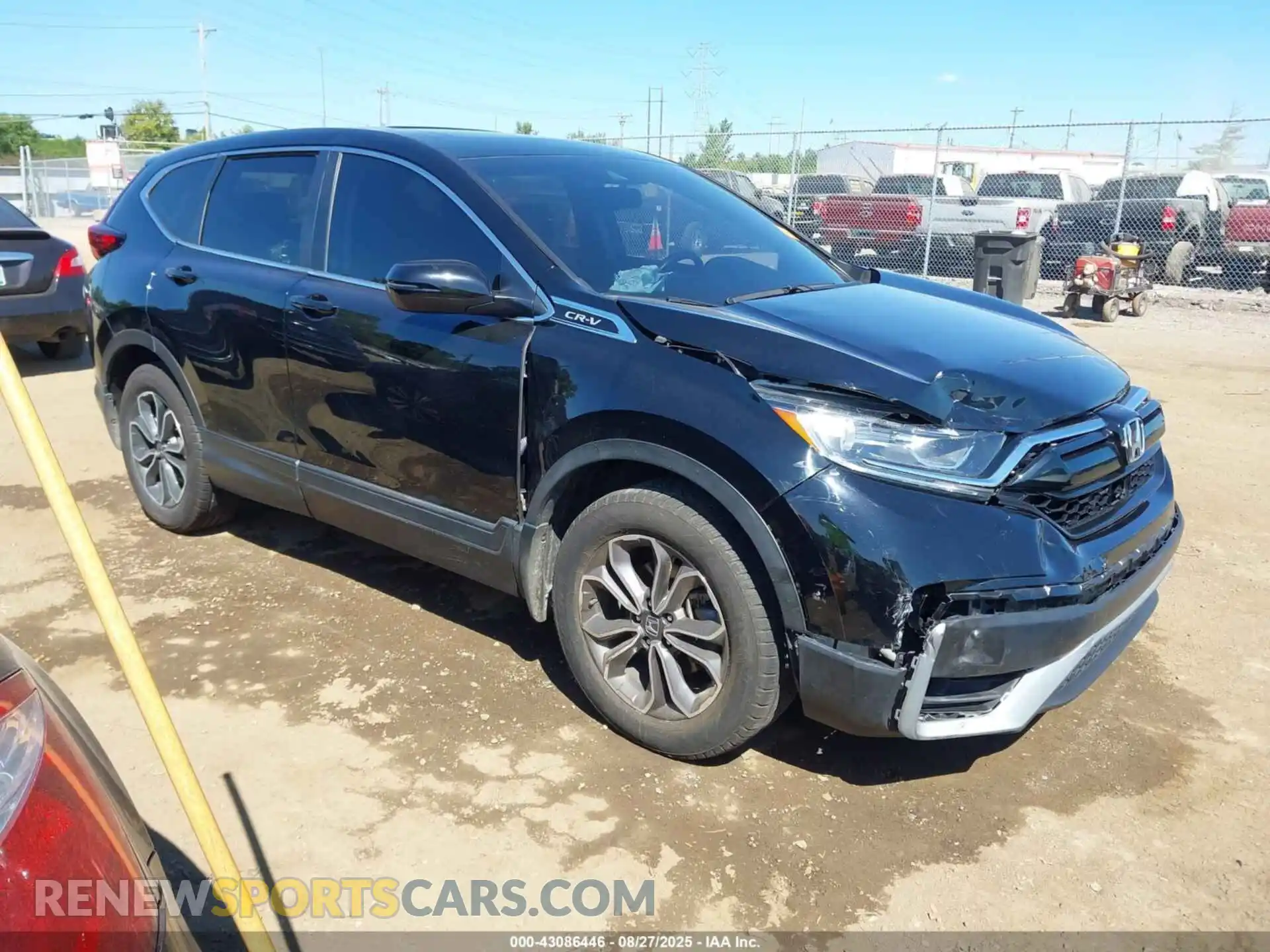 1 Photograph of a damaged car 2HKRW2H85MH603160 HONDA CR-V 2021