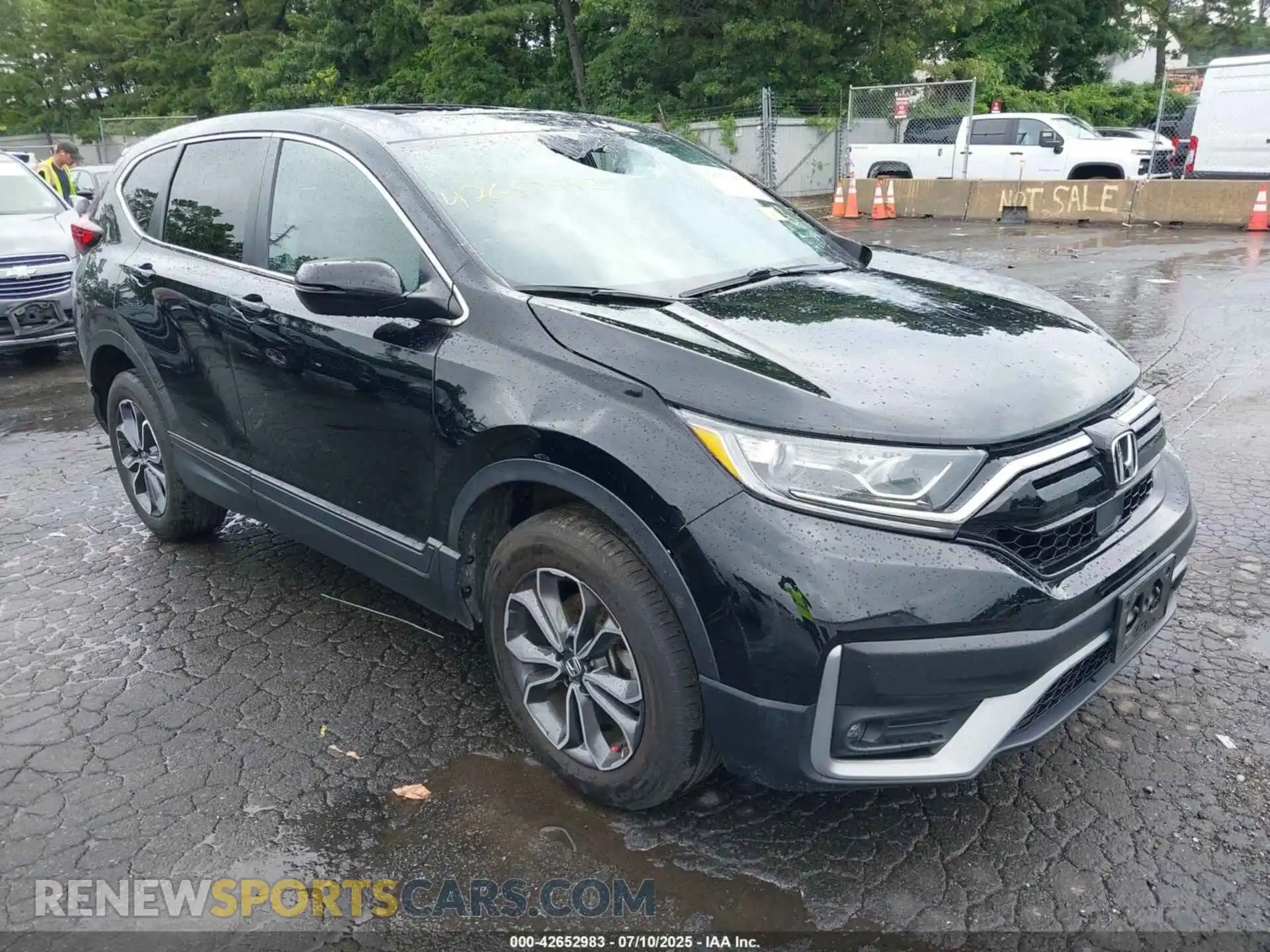 1 Photograph of a damaged car 2HKRW2H85MH623165 HONDA CR-V 2021